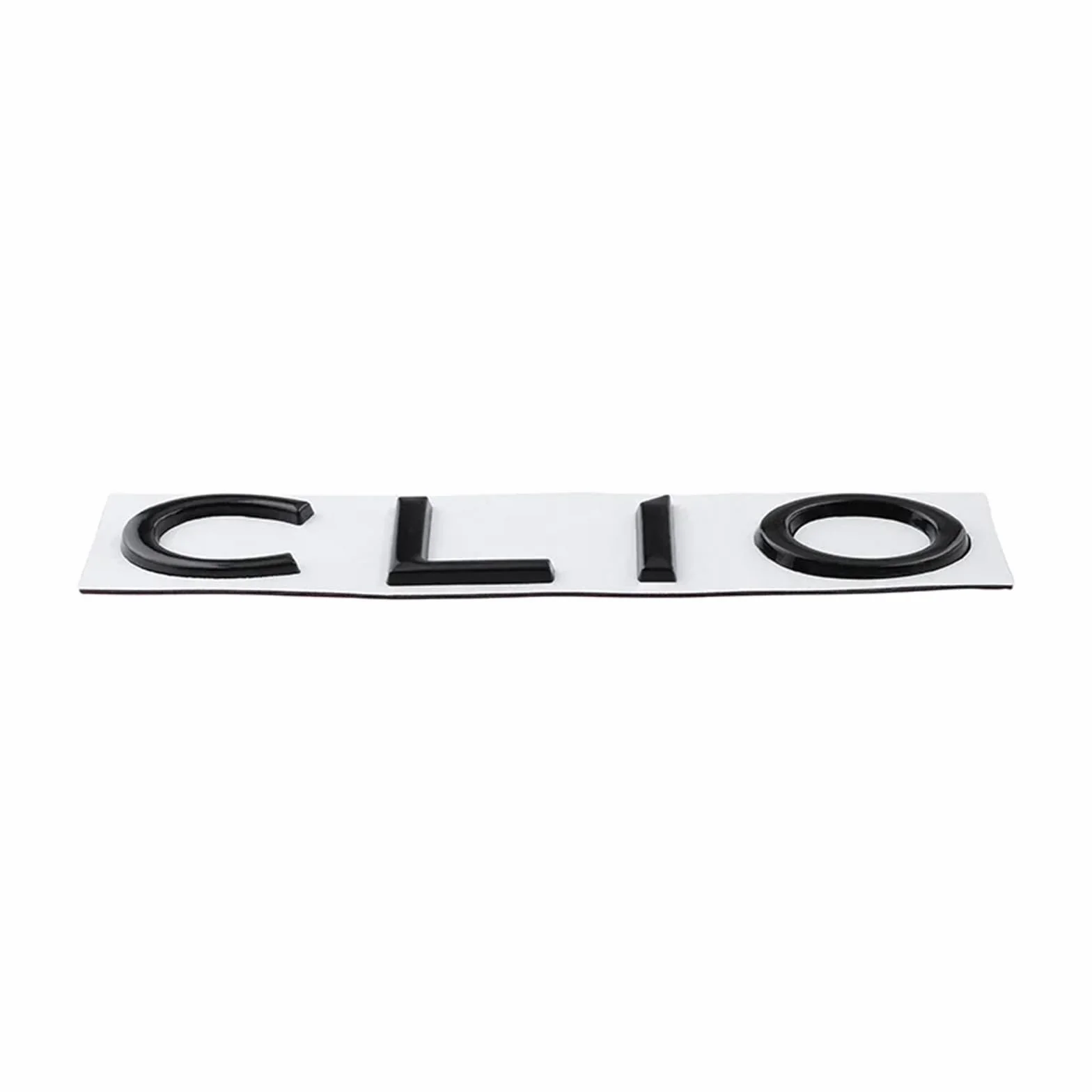 Decalcomanie con stemma in metallo 3D for baule posteriore, etichetta CLIO(Silver)