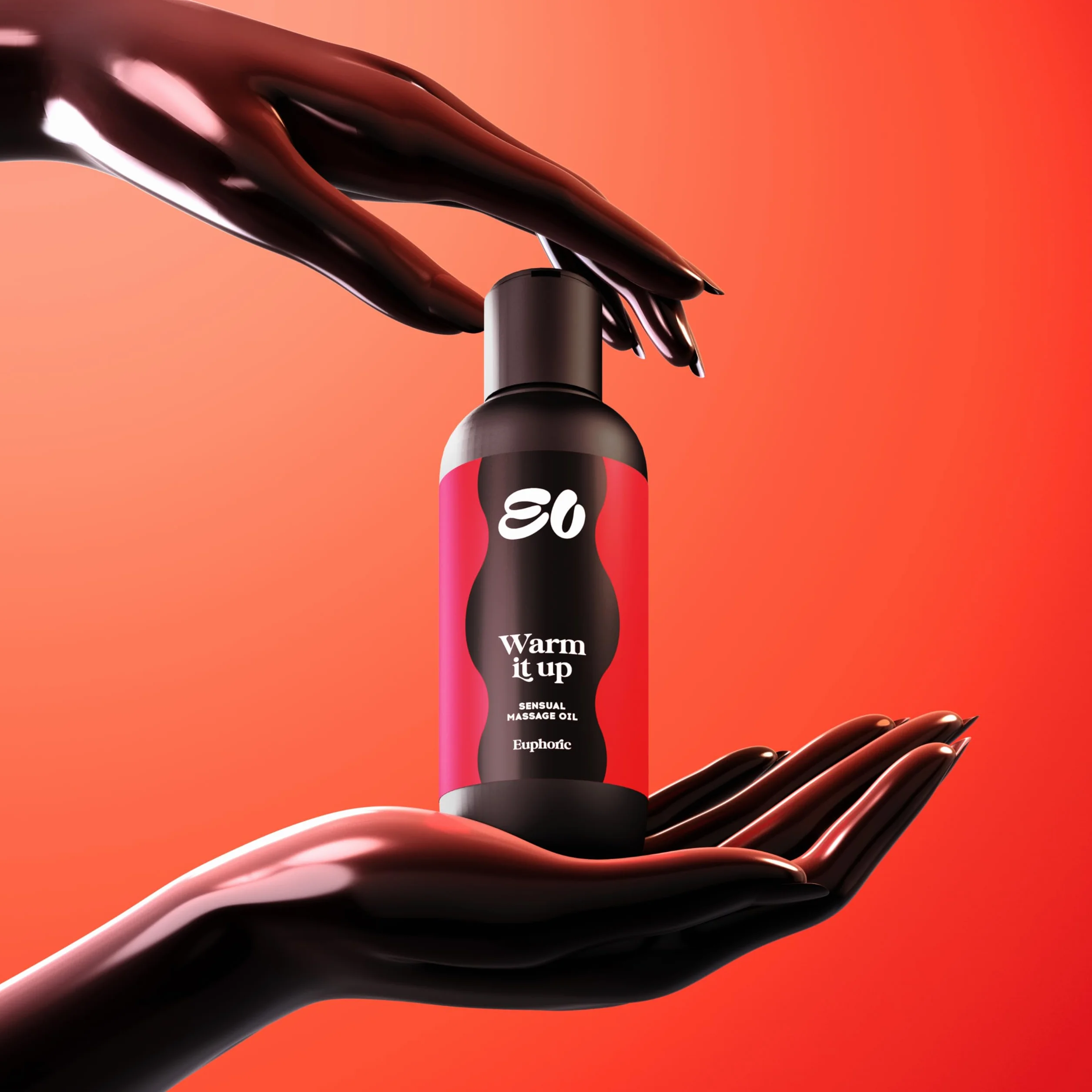 Olio Massaggio Uomo e Donna con Olio di Jojoba Biologico e Olio MCT, Riscaldante e Avvolgente, 250ml
