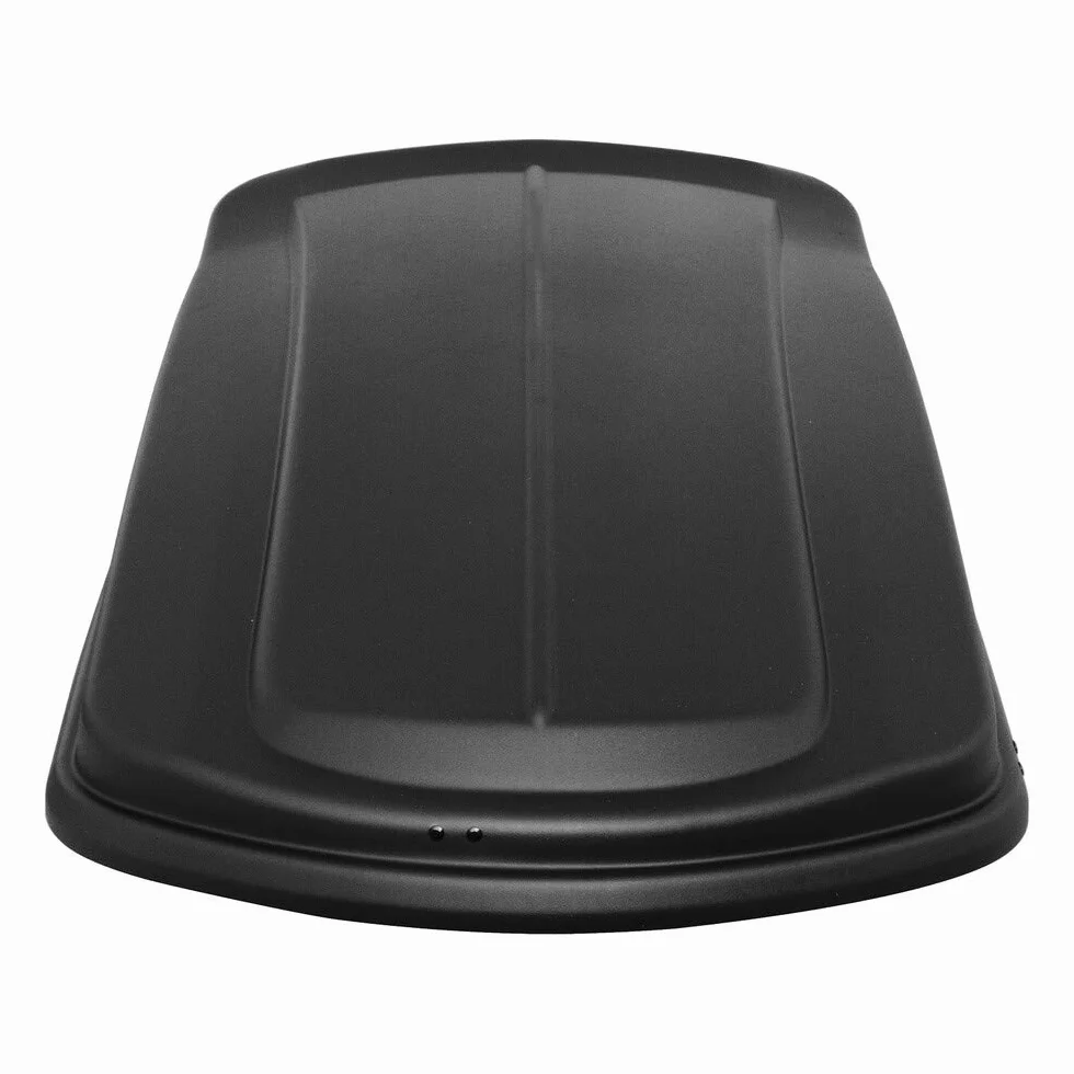 NORDRIVE N60019 Box 530, Box da Tetto per Auto in in ABS, 530 Litri - Nero Goffrato