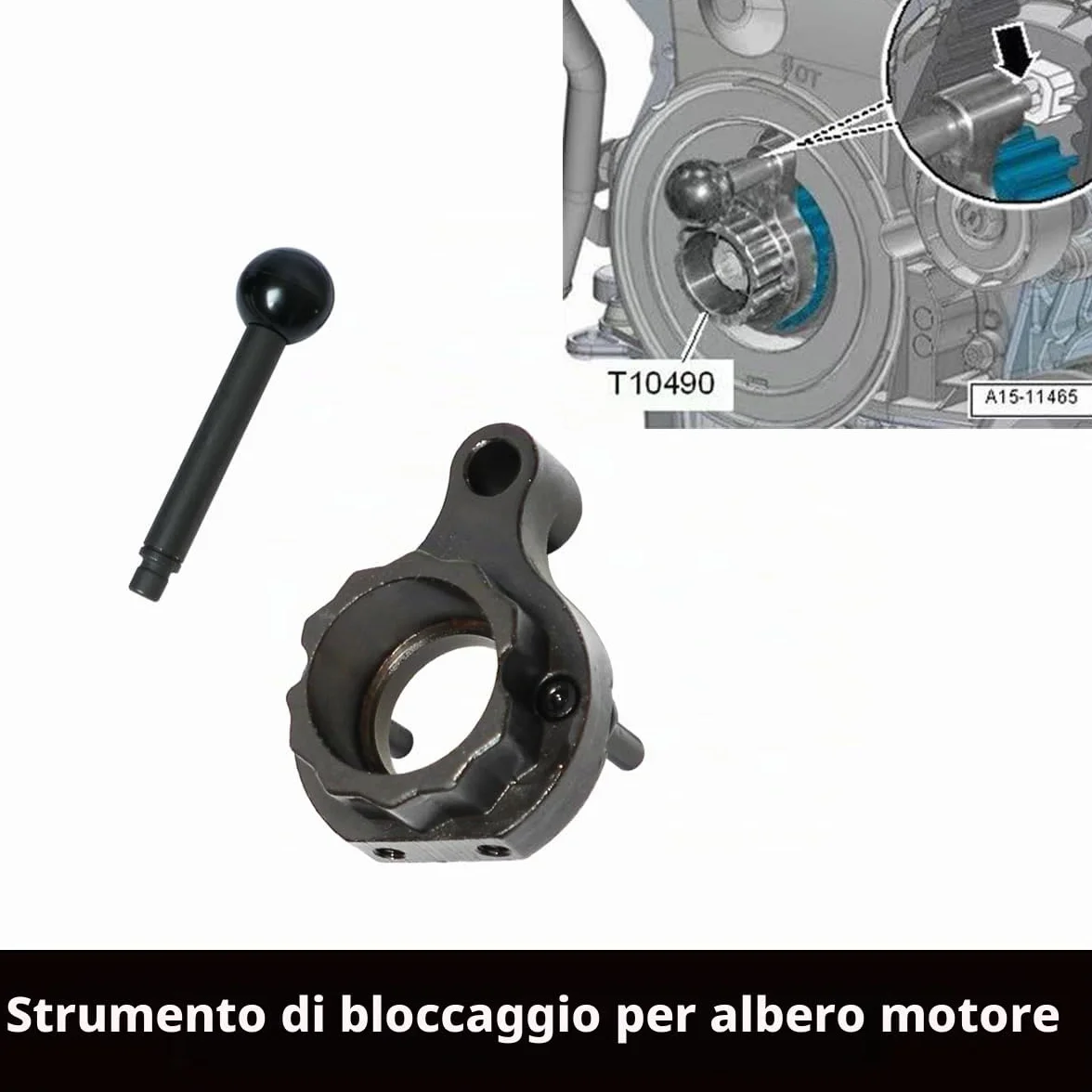 DPTOOL Attrezzo di Regolazione del Motore, Strumento Cinghia dentata Albero a camme per VW Audi Seat Skoda 1.4 1.6 2.0 TDI Common Rail Diesel Motore sostituire T10265 T10060A 3359 T10051 T10490 T10264