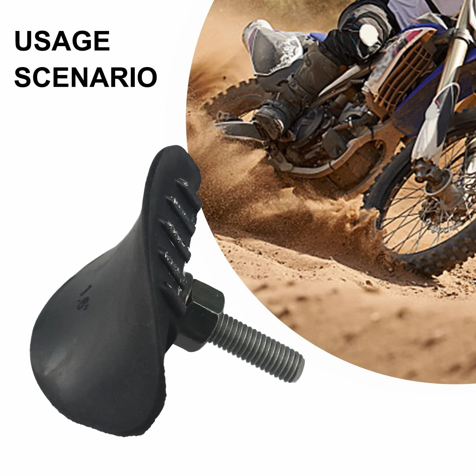 Morsetto per pneumatici moto cross Dual Sport alluminio gomma protezione cerchione 1.60