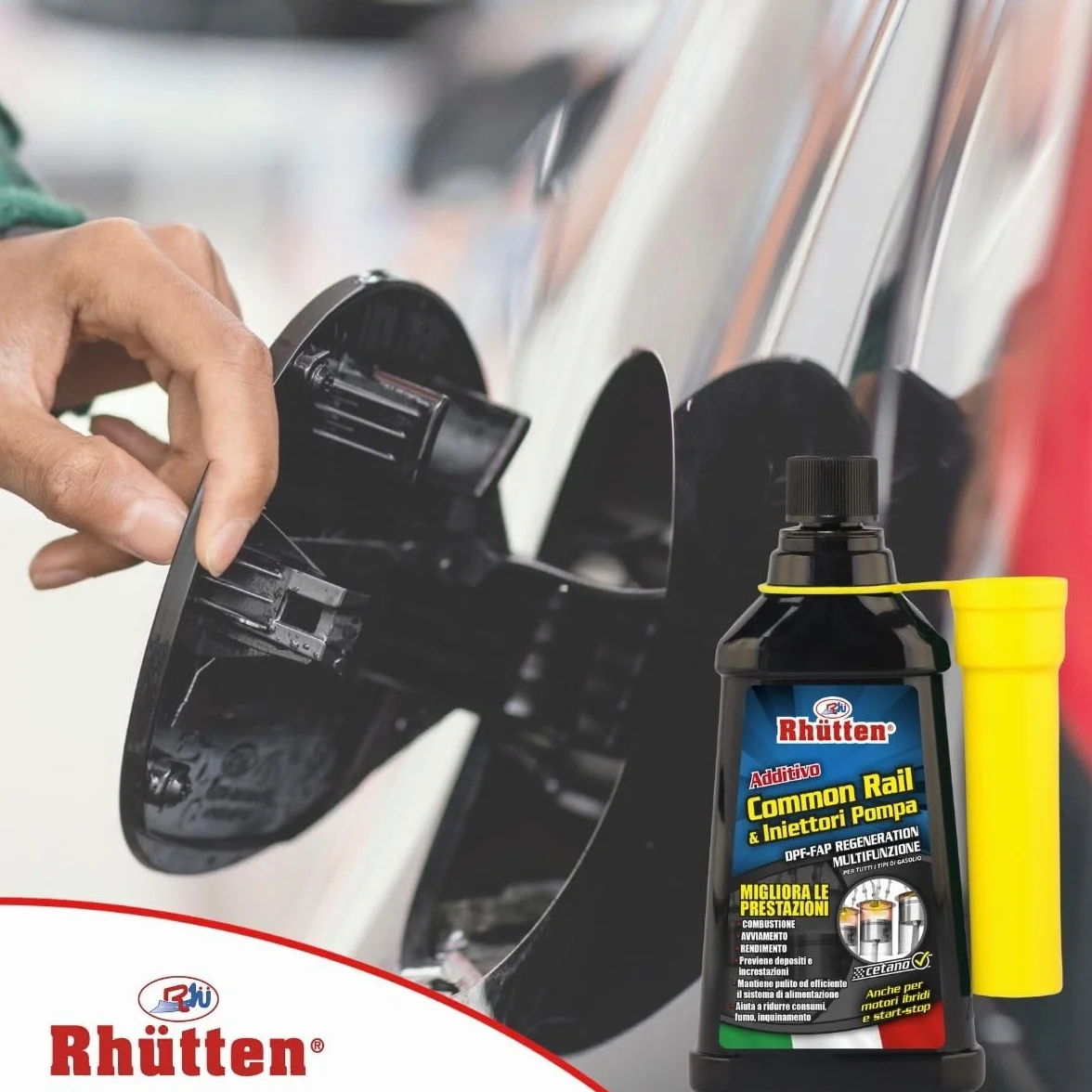 Additivo Common Rail e Iniettori Pompa, DPF FAP Regeneration, Monodose Superconcentrata, Trattamento Con Cetano, 150ml