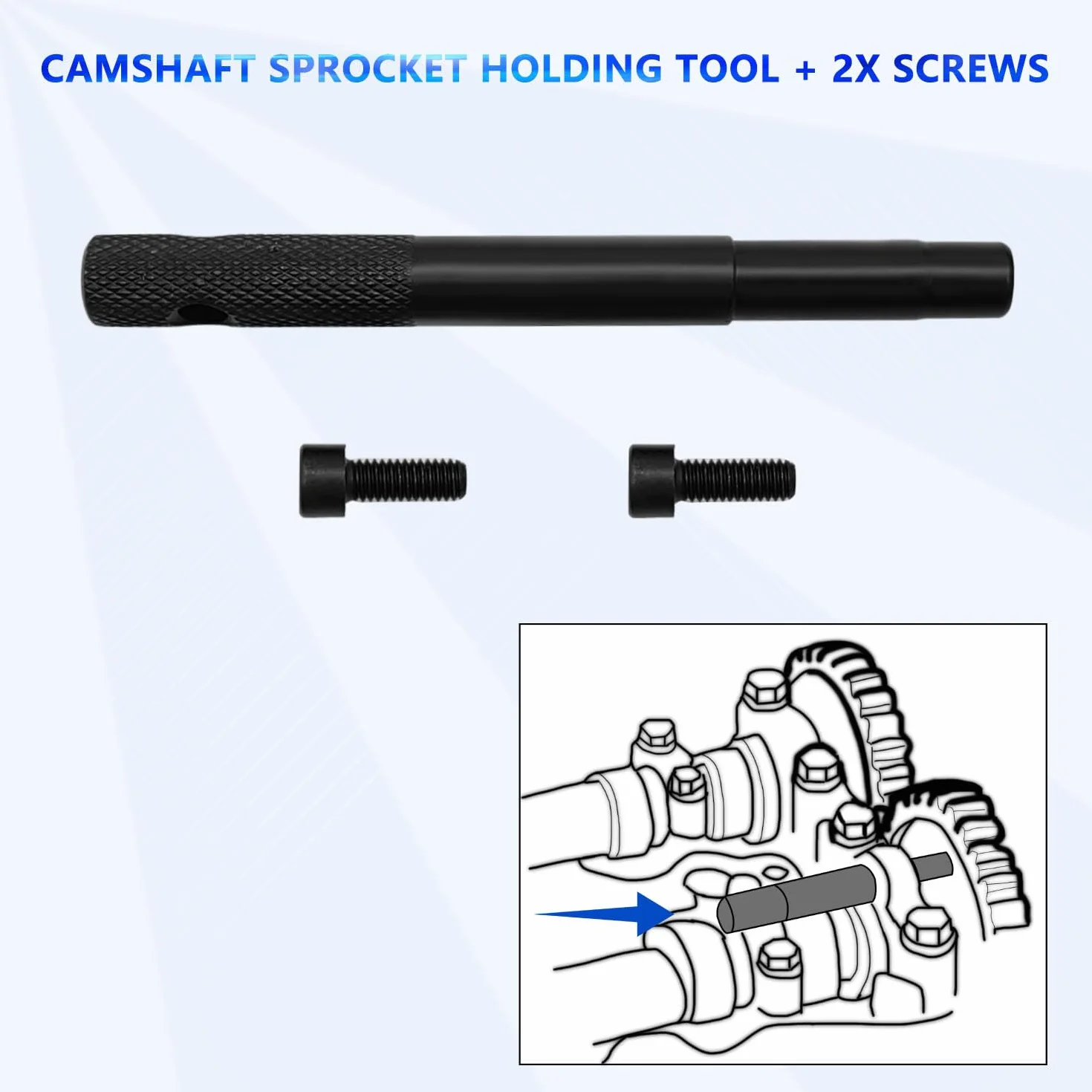 ZKTOOL Kit Bloccaggio Allineamento Sincronizzazione Motore Diesel Vauxhall Opel 1.6 Cdti Strumenti Albero Camme Catene Distribuzione OEM KM 6130 KM 6349