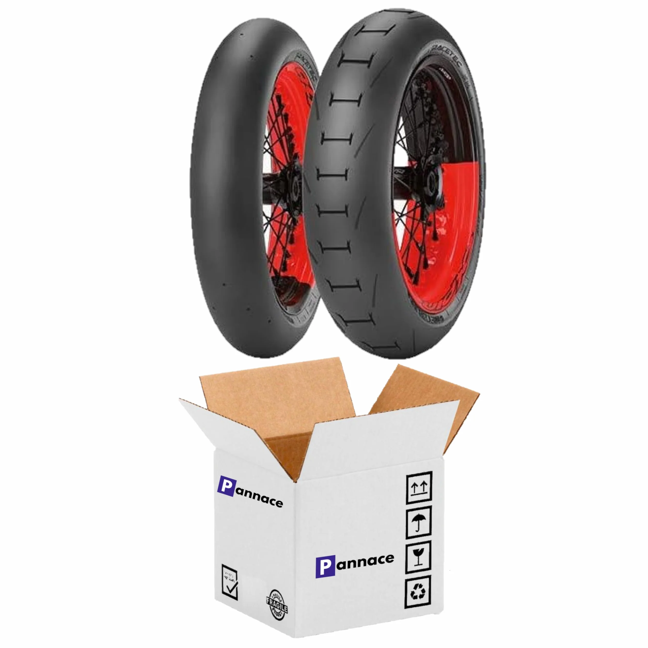 Pneumatici in coppia 165/55 R 17 NHS con 125/75 R 17 NHS - Versioni K0 posteriore con K1 anteriore - RACETEC SM