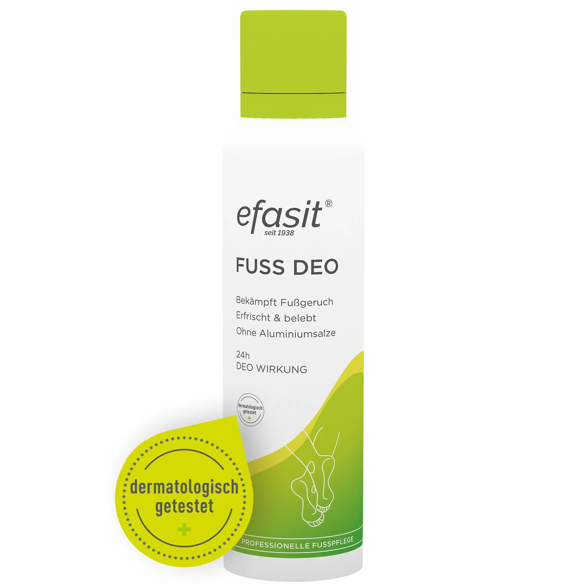 efasit Deodorante per piedi Effetto 24 ore 150 ml senza sali di alluminio