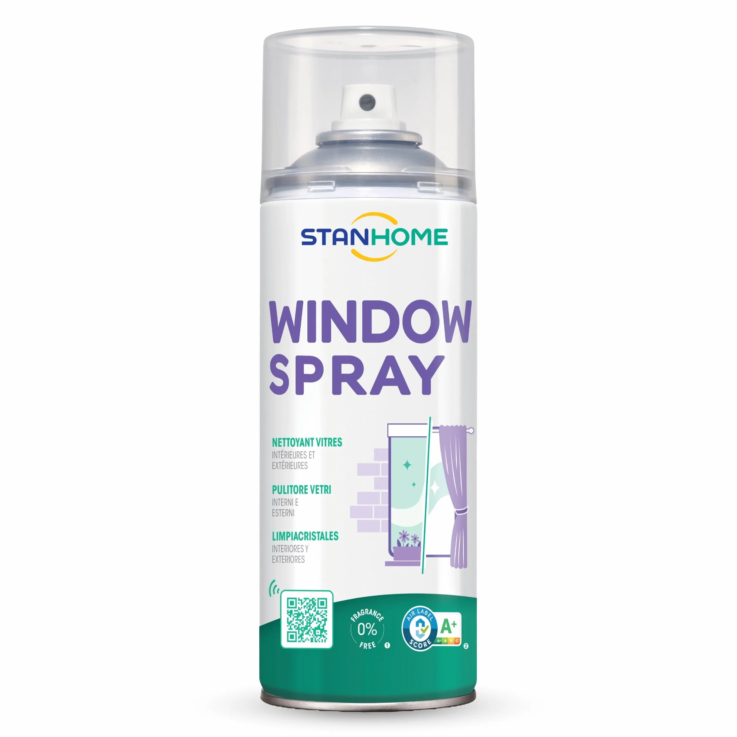 STANHOME Spray Pulitore Vetri WINDOW SPRAY 400 ml