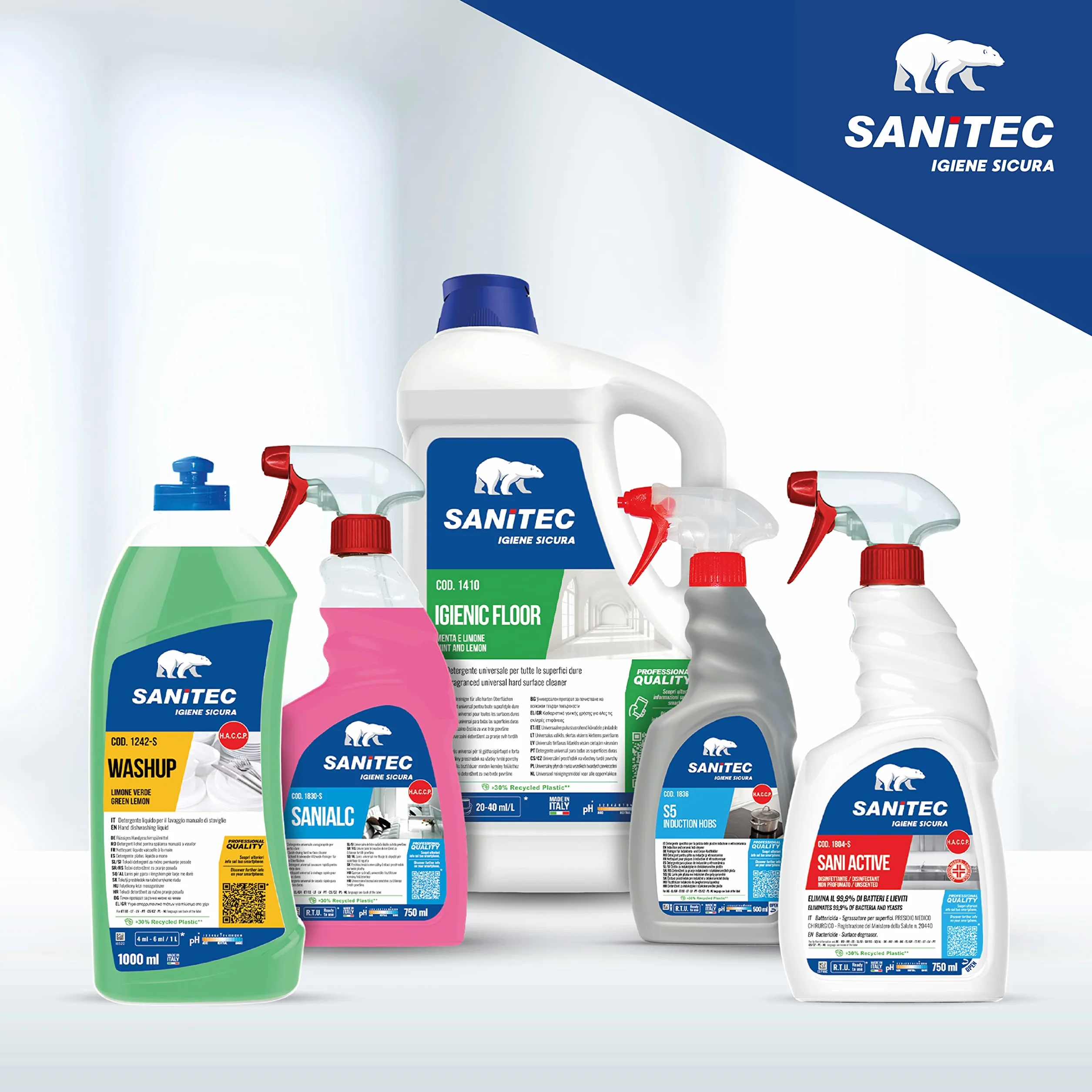 Sanitec Detergente Disincrostante Acido Fosforico Acido Citrico 750 ml