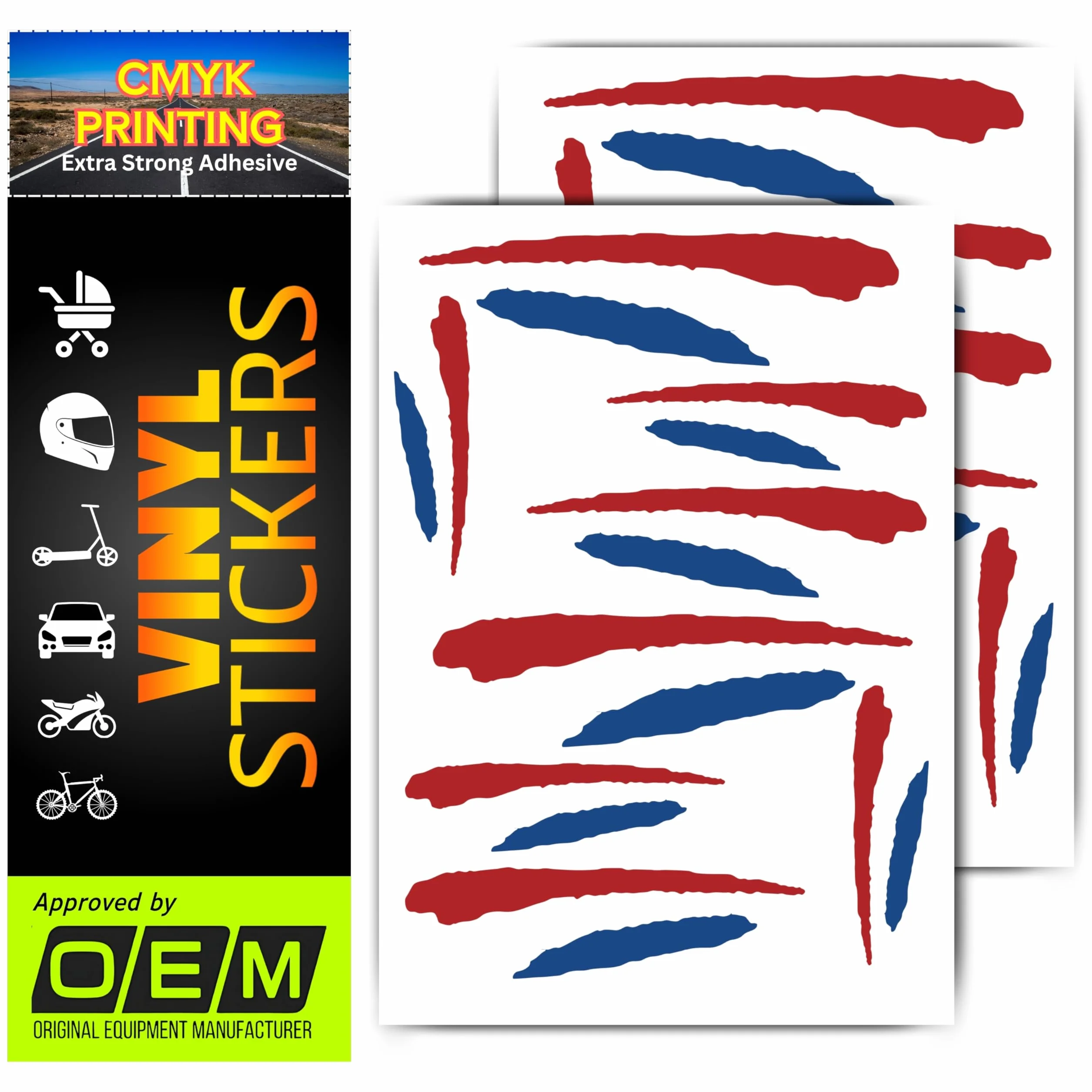 Adesivi per moto,adesivi in ​​vinile resistenti alle intemperie,adesivi per caschi da scooter,serbatoi auto,resistenti ai raggi UV,decorazioni di alta qualità per veicoli (Spanien Flagge, Set-16)