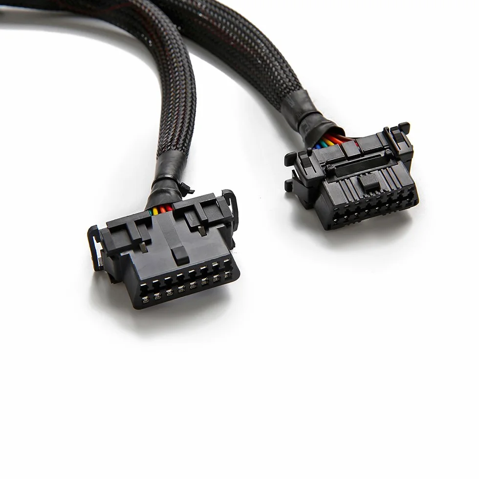 bbfly-B6 OBD II ODB2 splitter prolunga 16 pin di estensione cavo adattatore 30CM