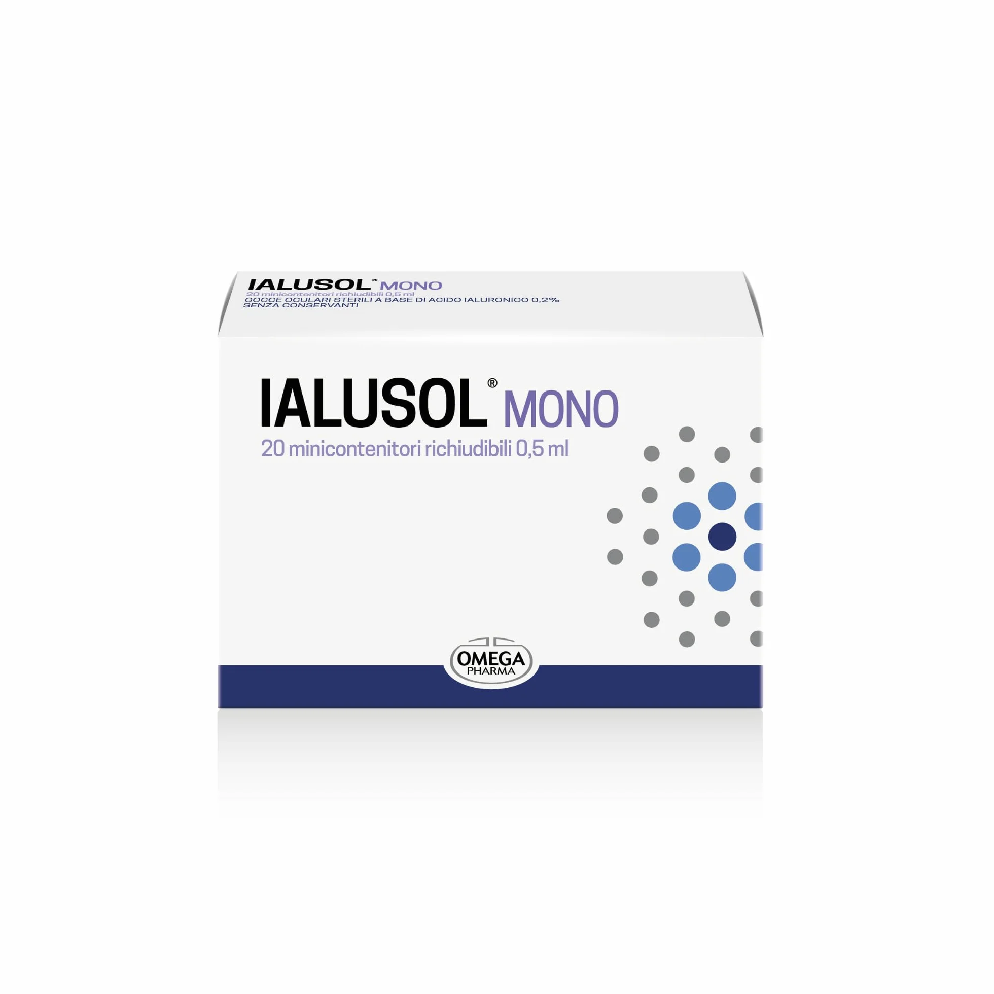 Omega Pharma Ialusol Gocce Monouso Oculari Acido Ialuronico 20 Microcontenitori