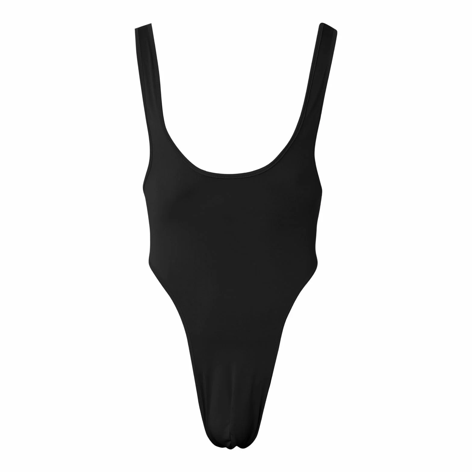 Body trasparente in rete da uomo con scollo rotondo Shapewear