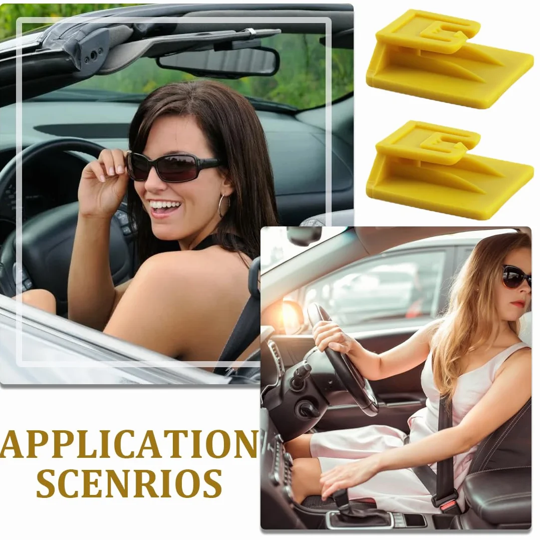Clip Supporto per T.pass - 1 Pezzi Clip per Telepedaggio 2019 Sistema di Fissaggio Removibile, 3 x 3 cm, Porta T.pass per auto,Clip di supporto per Telepedaggio (modello T.Pass 2019) per auto