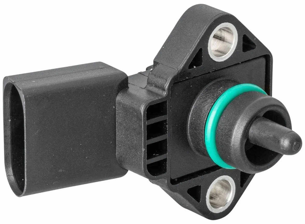 HELLA 6PP 358 152-011 Sensore, Pressione alimentazione, 4a... poli, avvitato