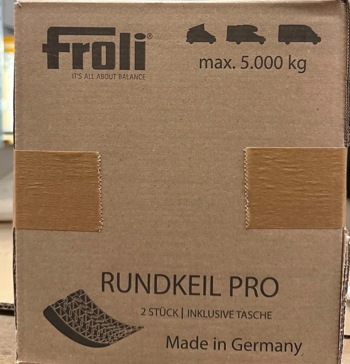 Froli PRO Set di 2 Cunei Rotondi