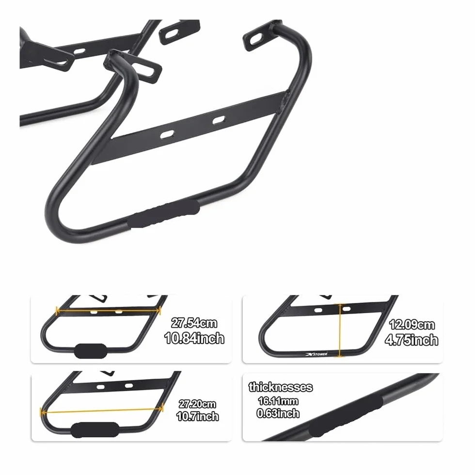 Supporto Bauletto Portapacchi Per CMX 1100 Per Rebel 2021 2022 2023 2024 2025 Moto Portapacchi Laterale Borsa Staffa Di Supporto Del