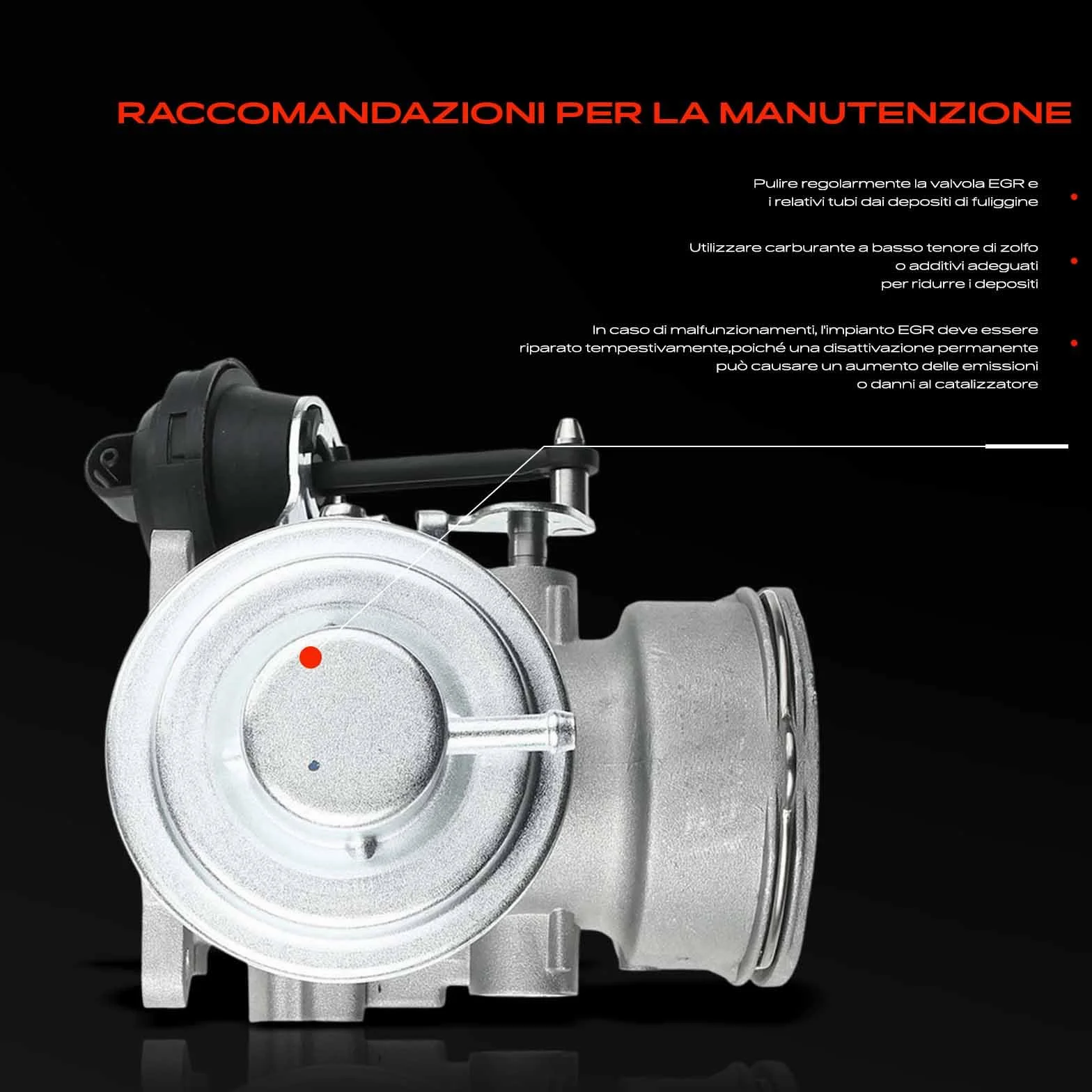 Frankberg Valvola EGR Diesel Compatibile con A4 Avant 8E5 1.9L Galaxy WGR 1.9L S.h.a.r.a.n 7M6 7M8 7M9 1.9L A4 8E2 1.9L A.l.h.a.m.b.r.a 7V8 7V9 1.9L Replace# 038131501J