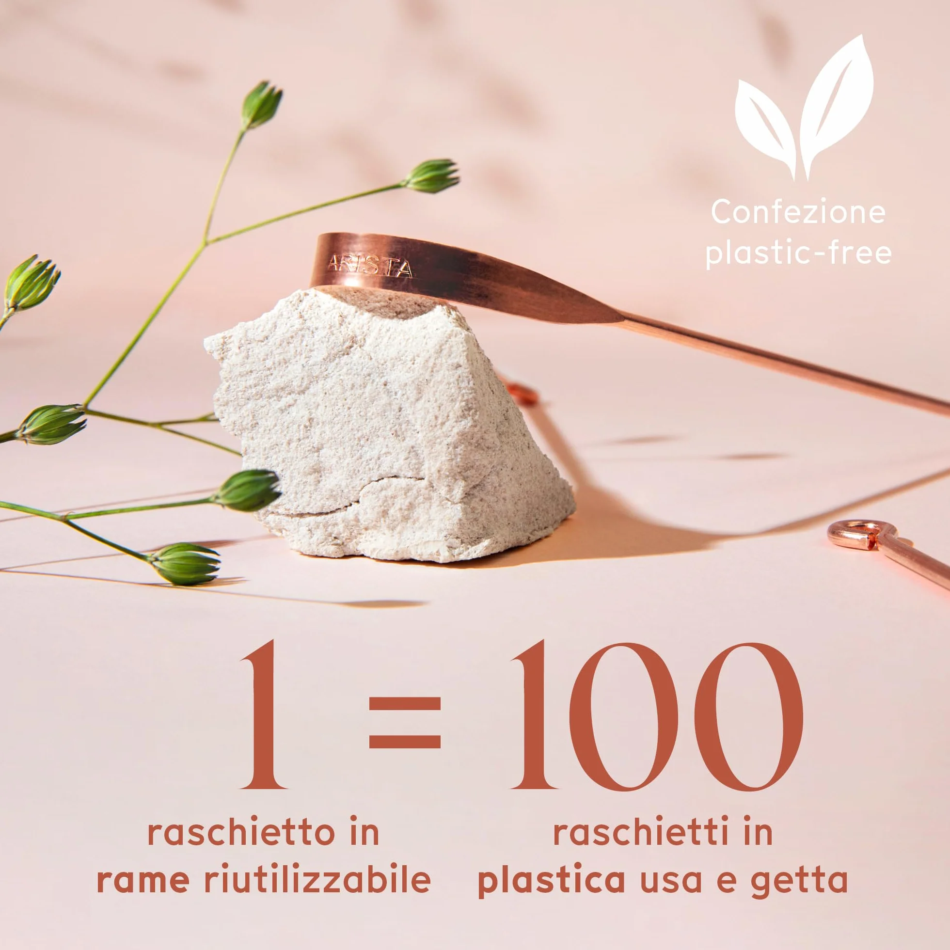 Arista Pulisci Lingua Nettalingua Rame Raschietto Lingua Igiene Orale Alito Cattivo