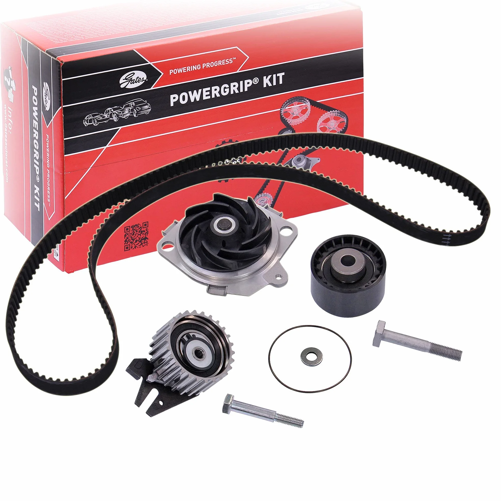 GATES KP55500XS Kit cinghia distribuzione pompa acqua N° denti: 190 24 mm con pompa acqua