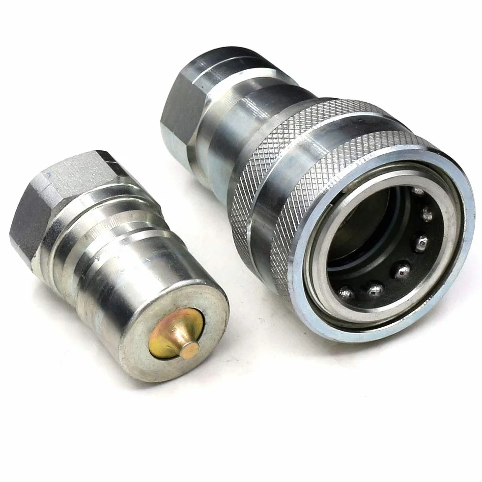 Accoppiatore idraulico, CEKER 3/4" NPT ISO 7241-B Quick Connect and Disconnect Tractor Hydraulic Coupling