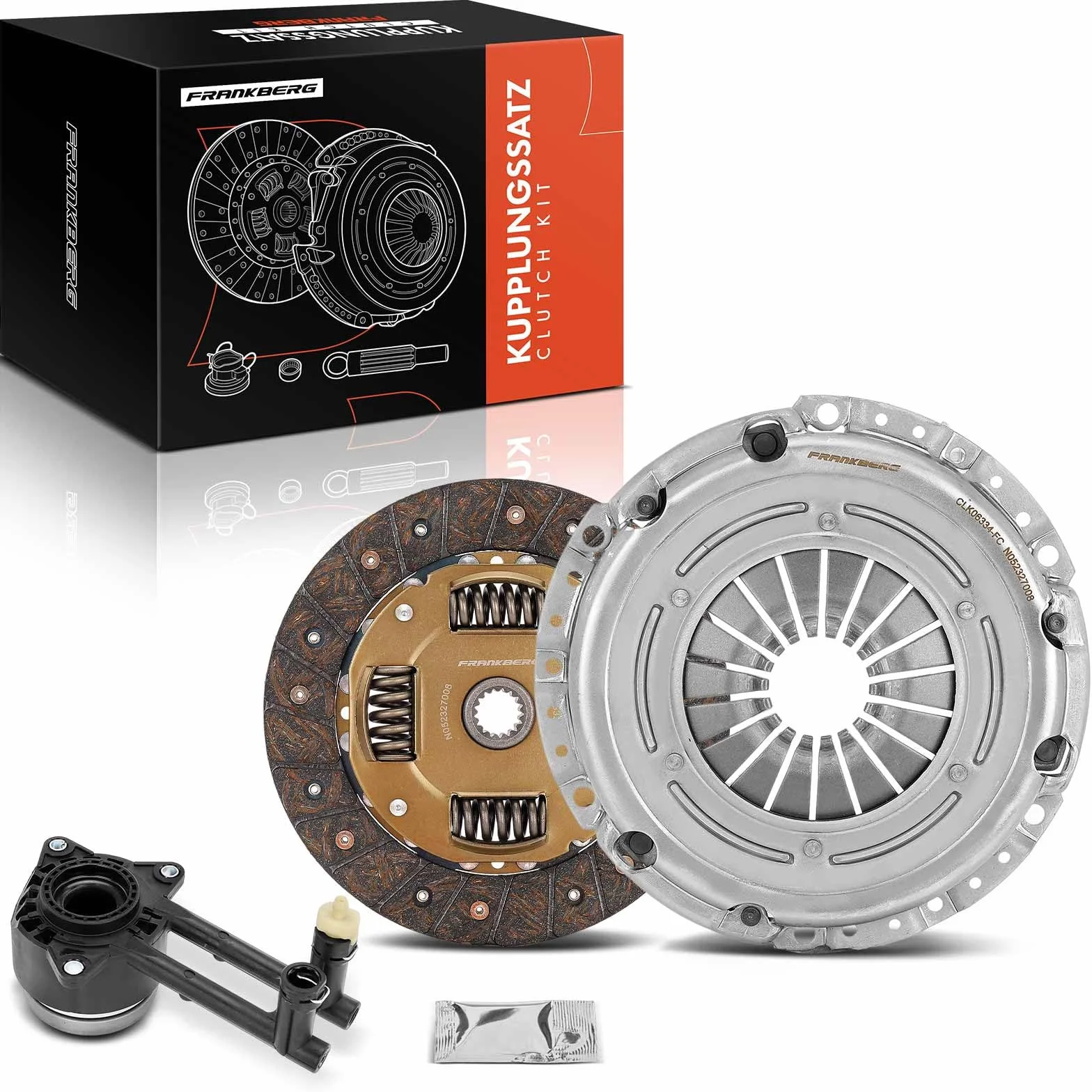 Frankberg Frizione Set frizione Compatibile con 2 DY Fiesta V JD JH Fusion JU KA RB Fiesta IV Sì JB Replace# 1075776