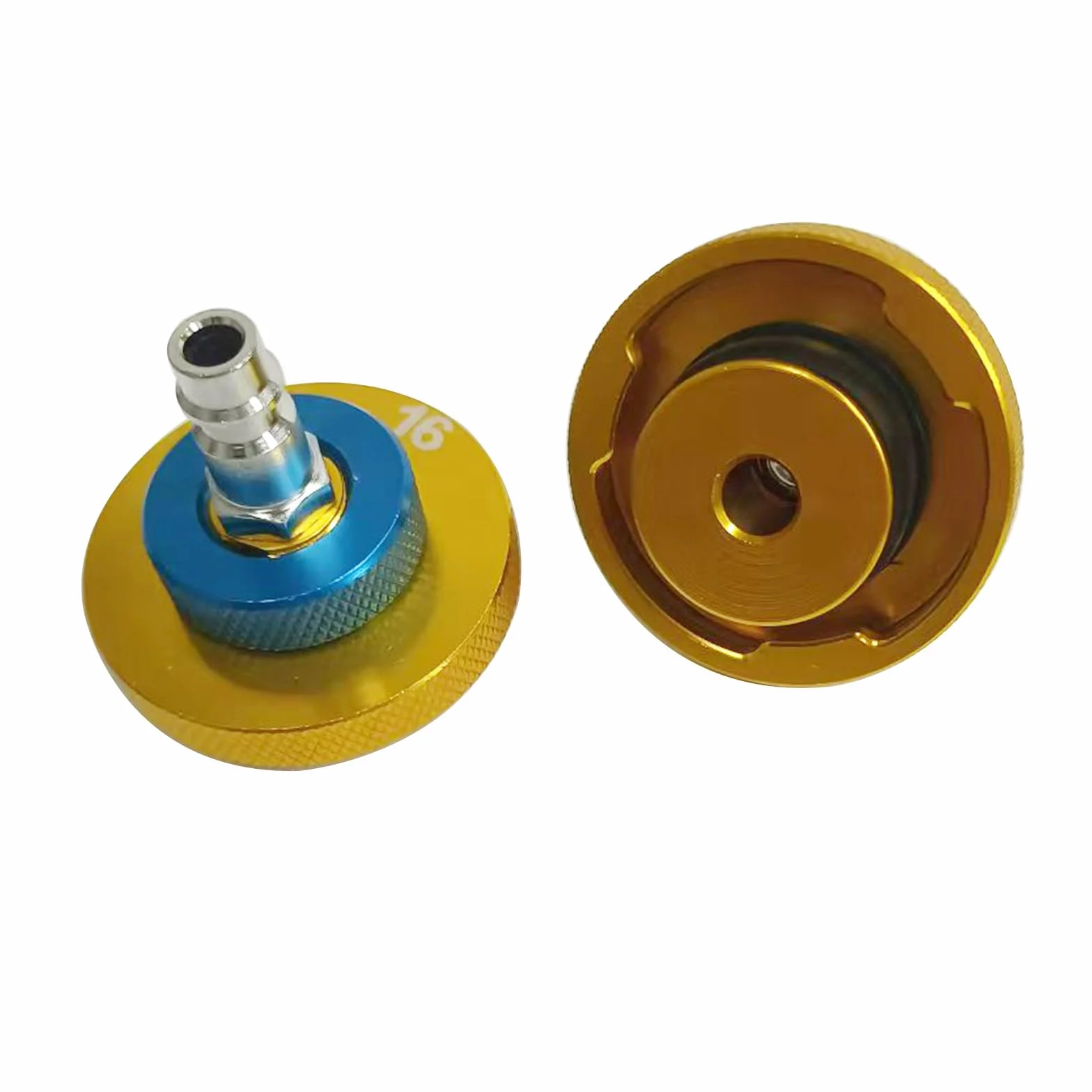 Adattatore per Spurgo Freni 17 Pezzi con Snodo Rapido Oro