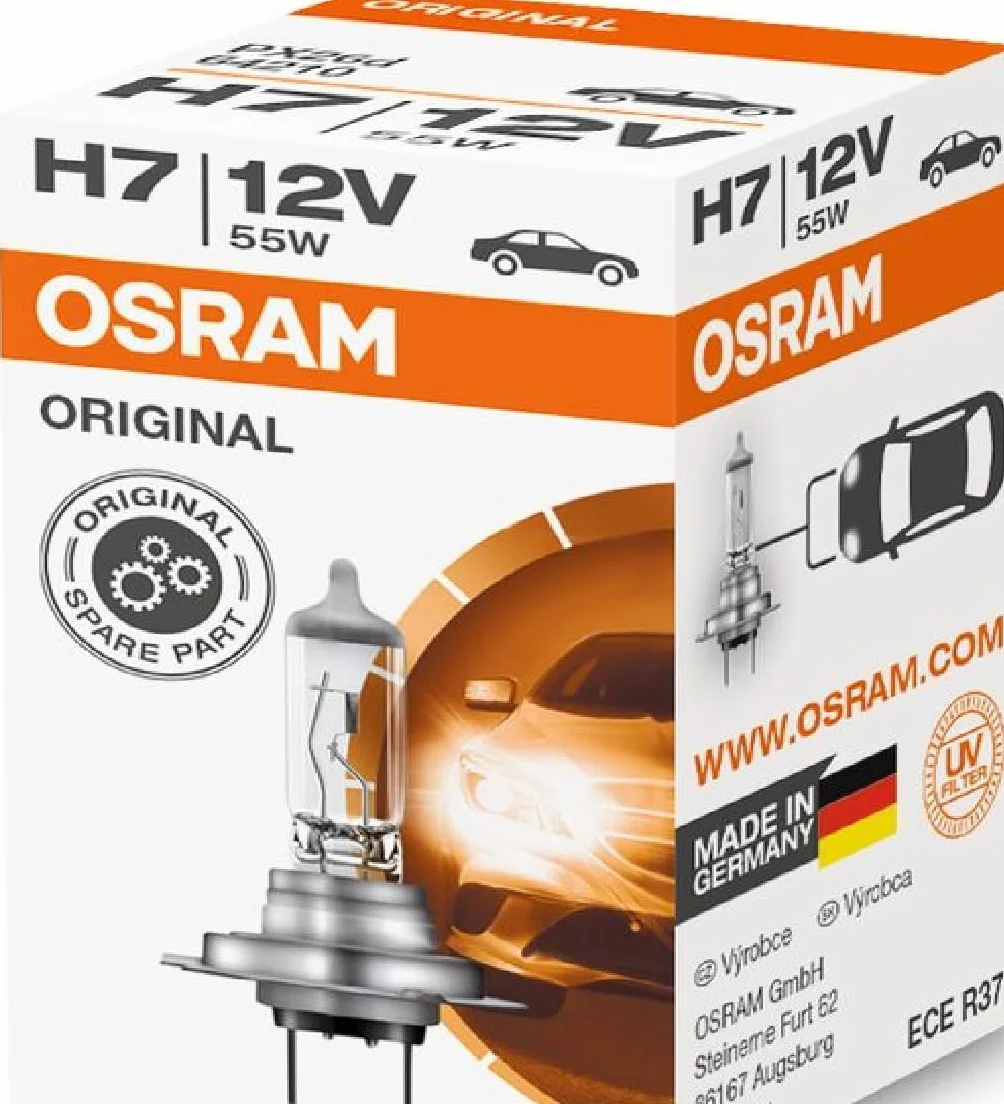 OSRAM ORIGINAL H7 lampadina alogena per fari 12V 64210