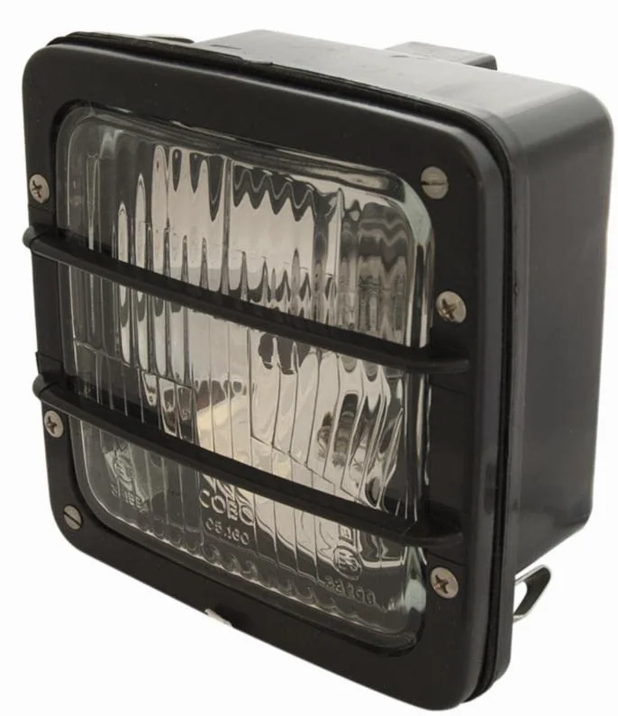 Fanale Quadrato 140x140 mm per Trattori Simmetrico Destro Sinistro Luce Posizione Abbagliante Anabbagliante