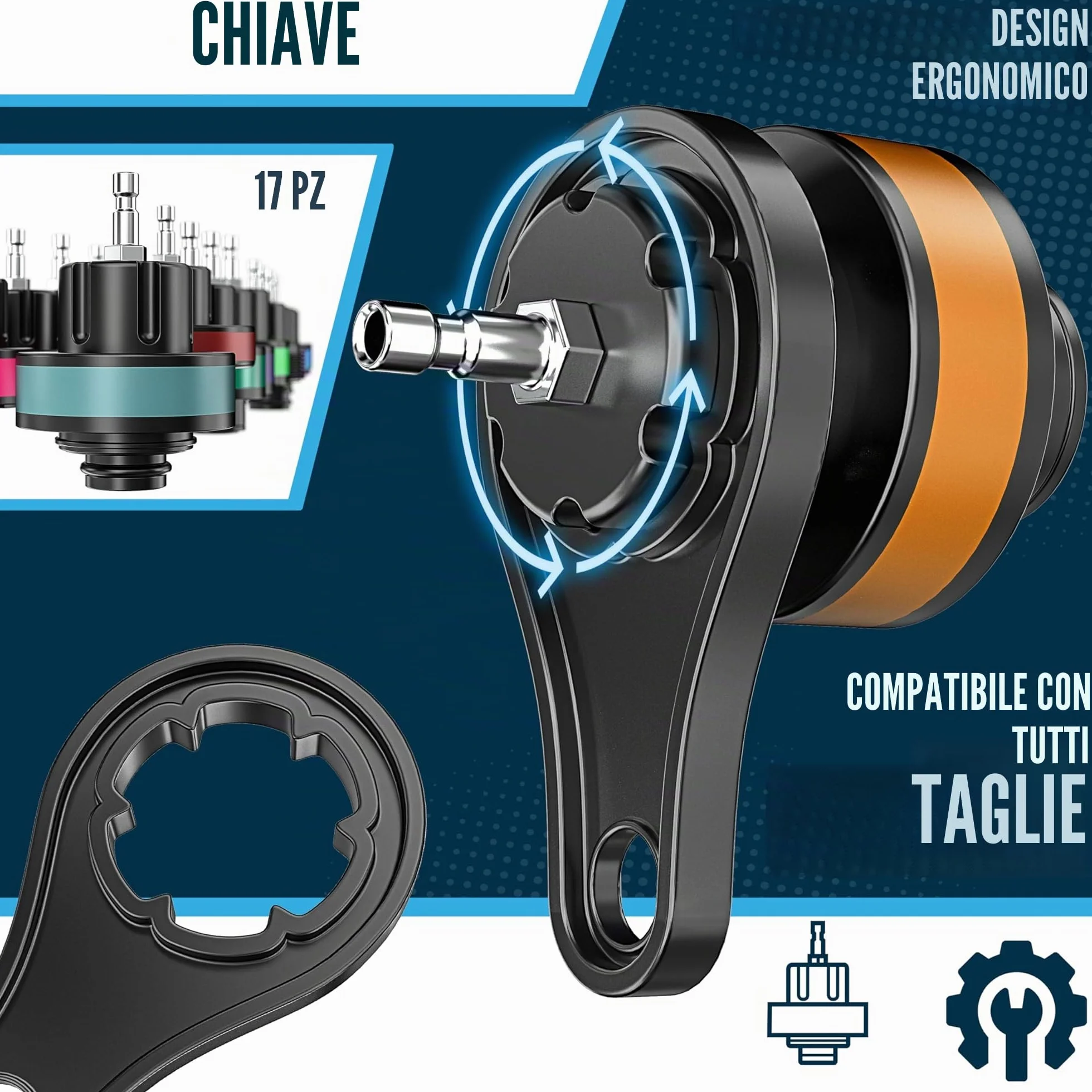MASKO® Tester e dispositivo di spinta per sistema di raffreddamento | Controllore di pressione del radiatore, dispositivo di scarico del radiatore 28 pezzi incluso adattatore universale per radiatore