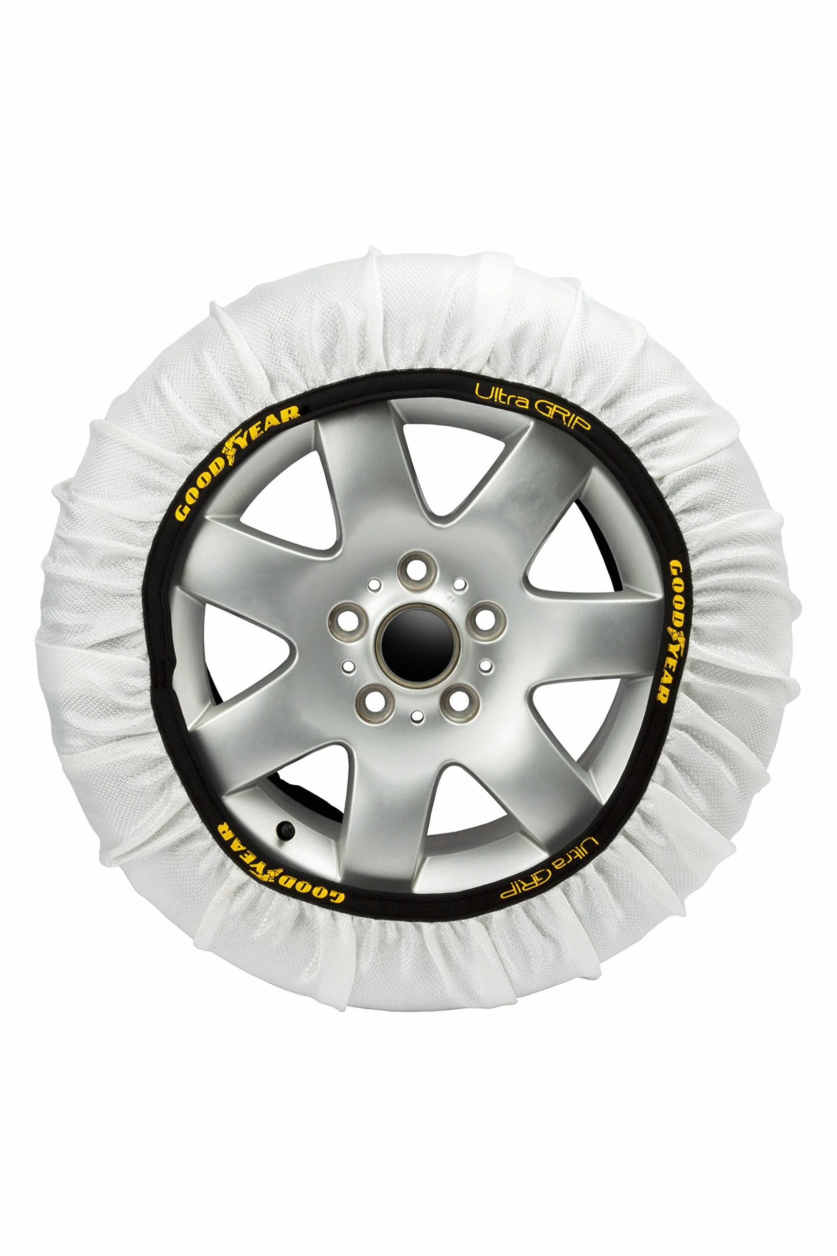 Goodyear Set di 2 Catene da Neve in Tessuto Ultra GRIP TAGLIA L per Auto R14-R20