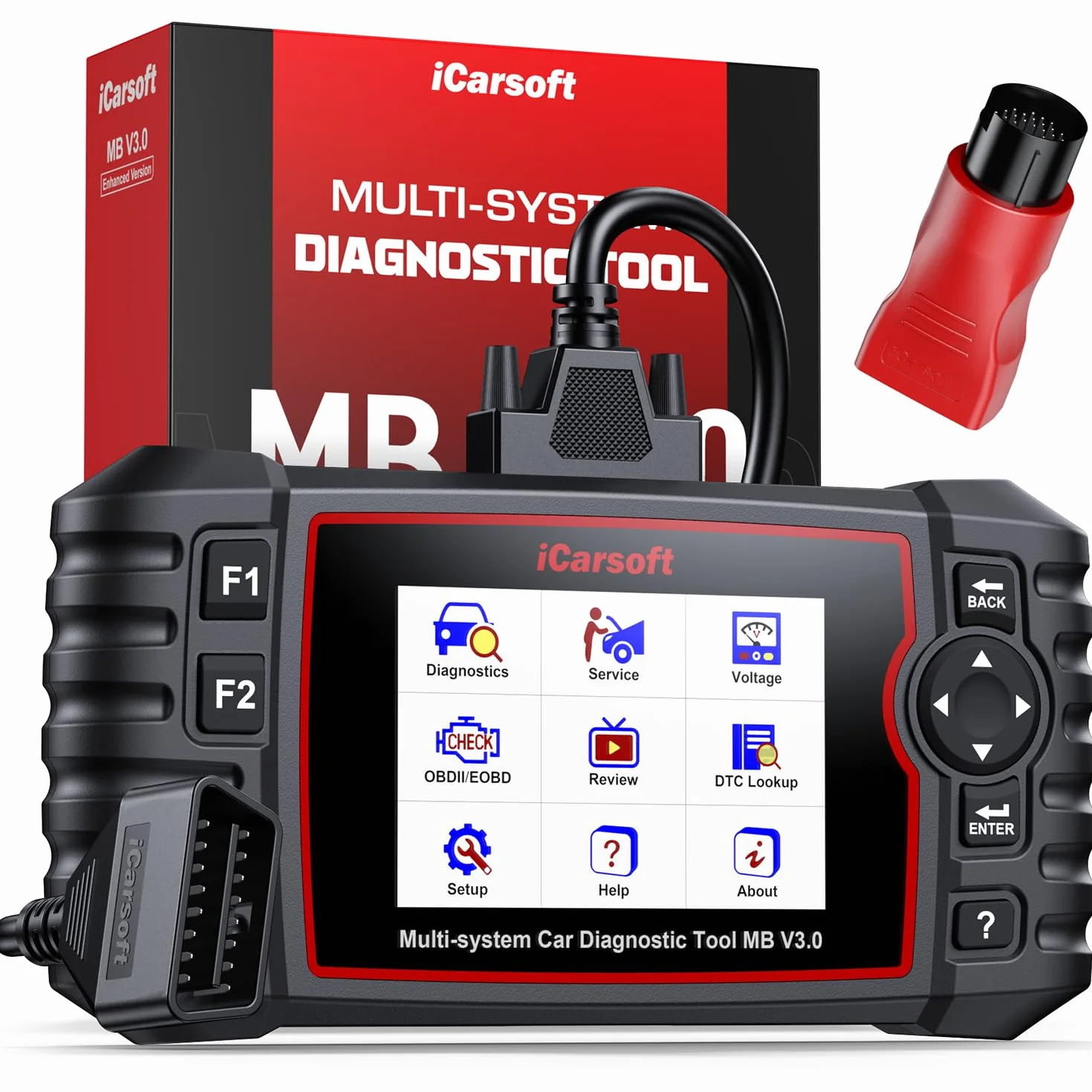 iCarsoft MB V3.0 OBD2 Diagnostica Auto per Ben.z/Sprinter/Smart 35 Funzioni di Ripristino
