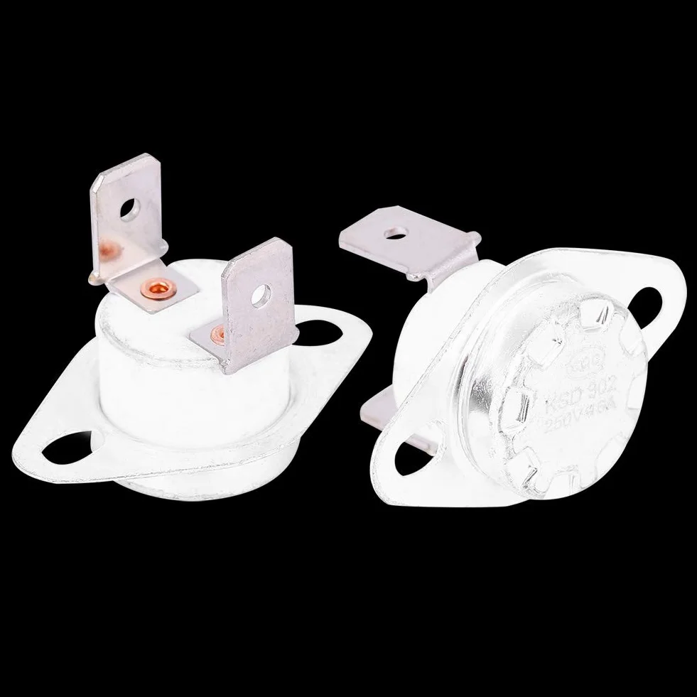 KSD302 Interruttore Termico Normalmente Chiuso 80°C 250V 16A per Sistemi Riscaldamento Sicurezza