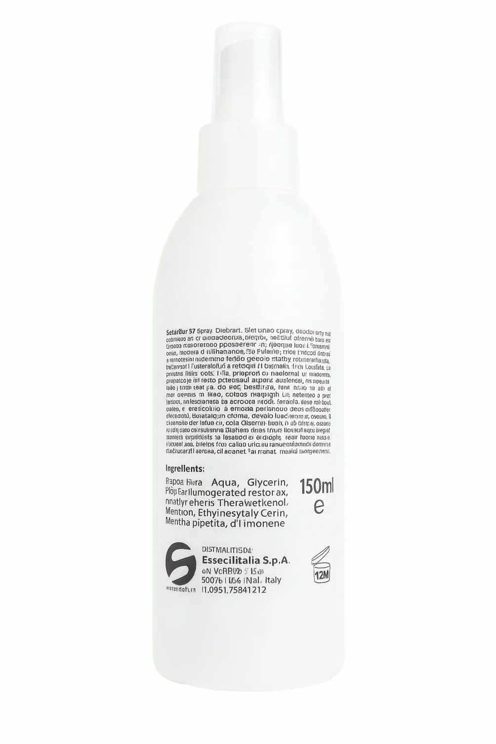 Setablu Spray Deodorante Piedi 150 ml - Olio di Menta Piperita e Acqua di Lavanda