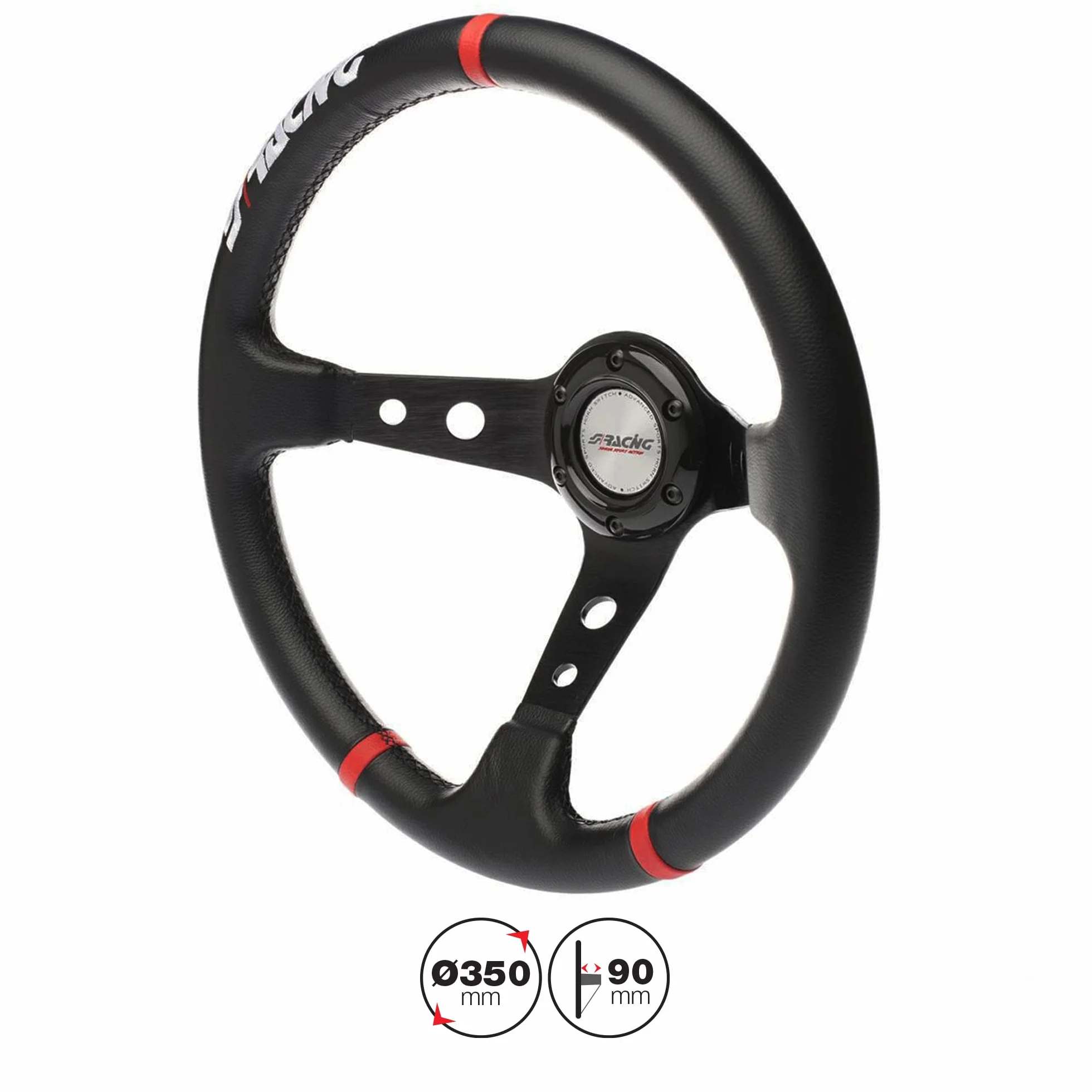 Simoni Racing GVL350/P Volante Sportivo Nero