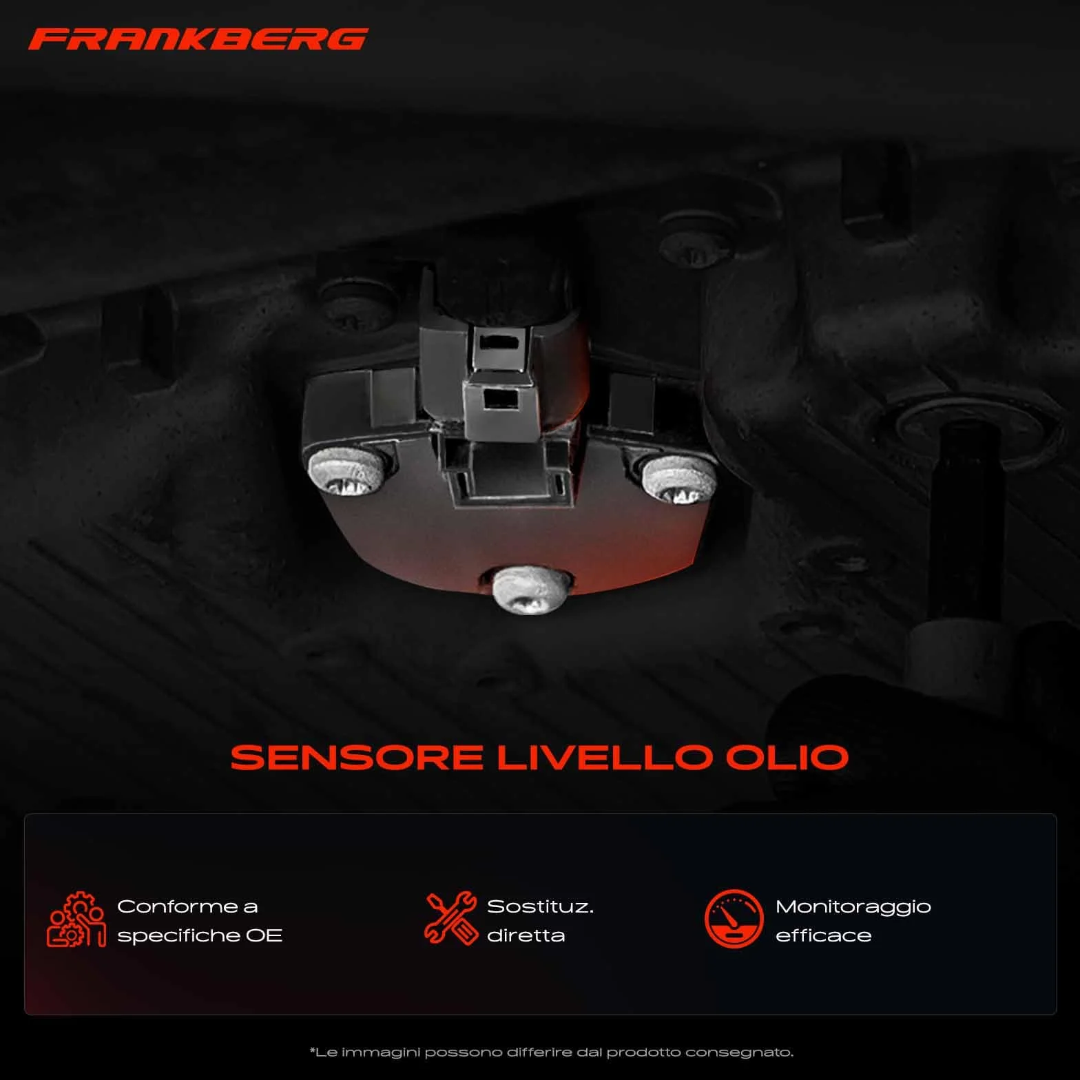 Frankberg Sensore livello olio 3-Poli Compatibile con Serie 3 E46 E91 12611433596