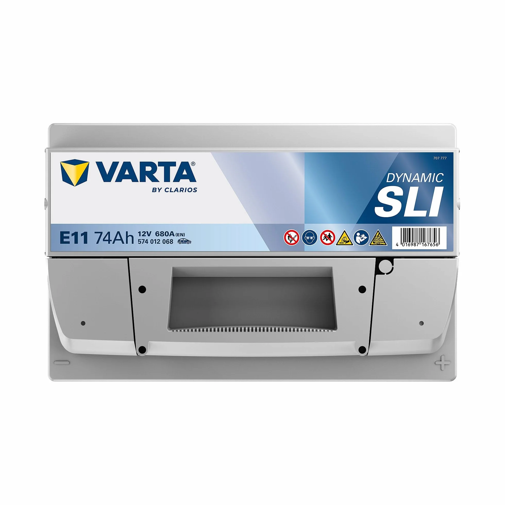 VARTA Automotive DYNAMIC SLI (E11) 12V 74Ah 680A - Batteria auto al piombo-acido per veicoli standard senza start-stop - Batteria di avviamento per fabbisogno energetico base - senza manutenzione