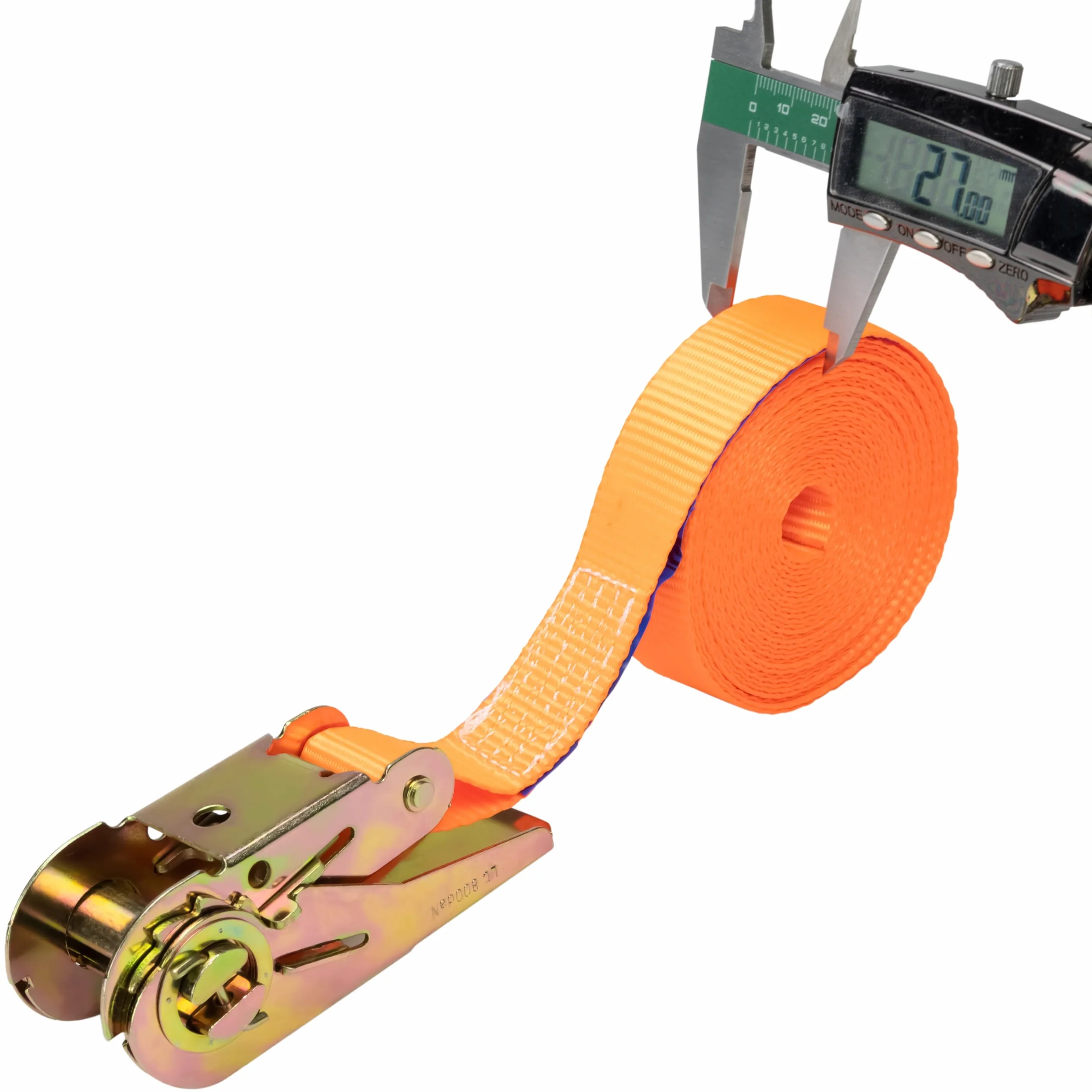 HASKYY Cinghie di Fissaggio a Cricchetto 800 kg 5m 27mm TÜV/GS DIN EN 12195-2
