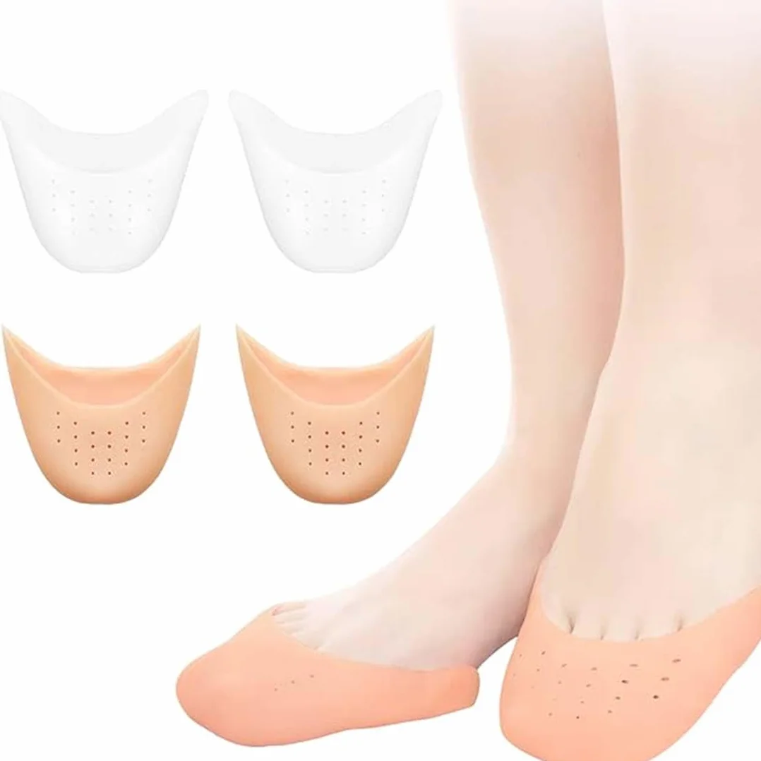Silicone Gel Toe Saver Forefoot Pads Metatarsal Pads for Ballet Shoes Classical Dance Salvapunte