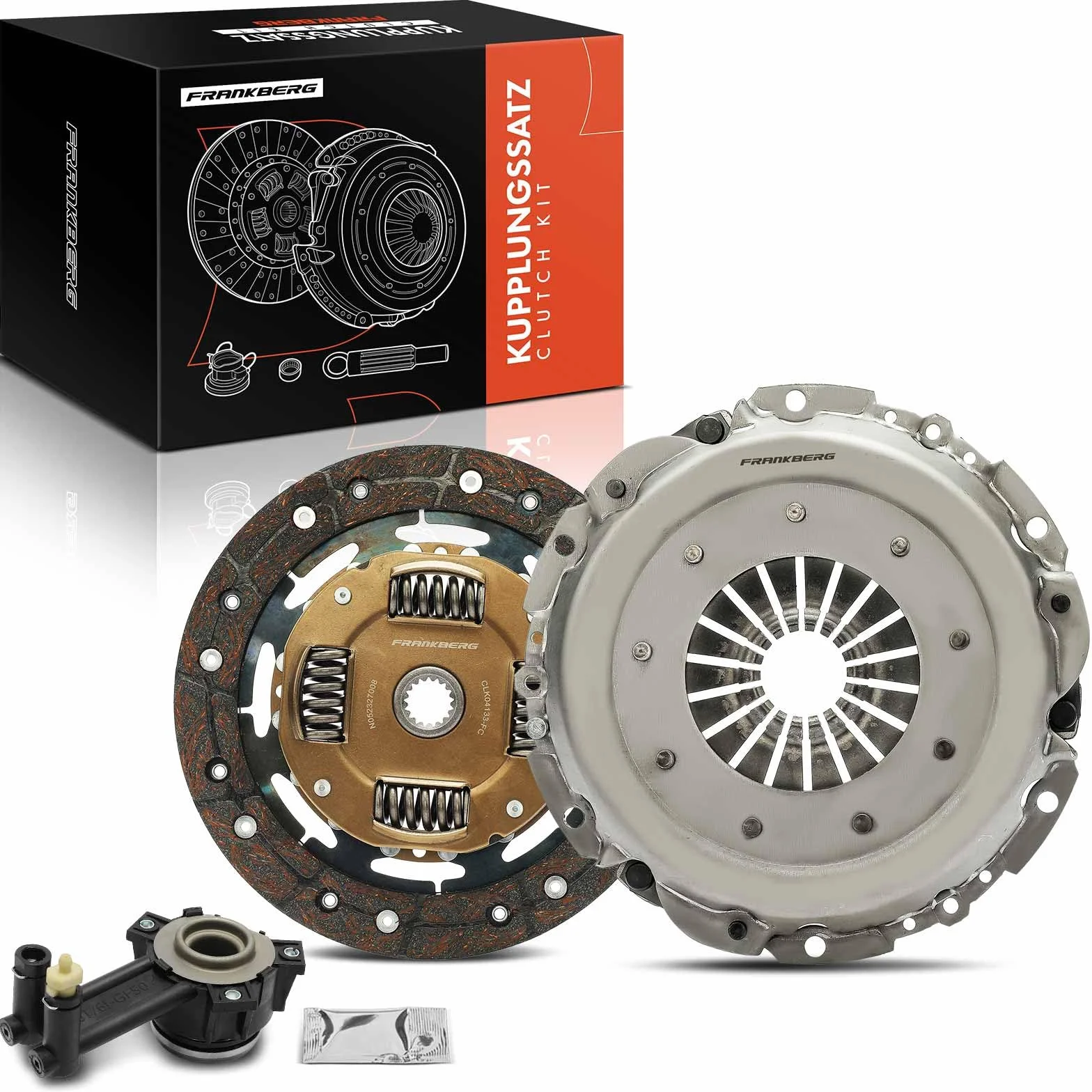 Frankberg Frizione Set frizione Compatibile con Fiesta V JD JH Fusion JU 2 DY Fiesta V Van Replace# 1434878,2S617A564CA