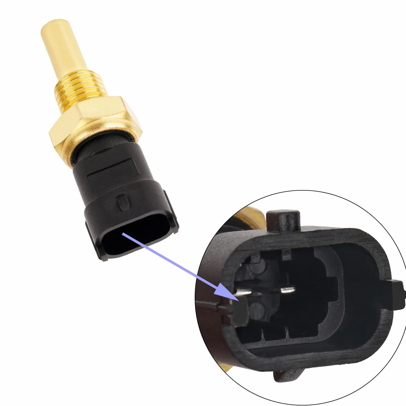 AHL Sensore temperatura acqua, interruttore temperatura acqua 4010644 Compatibile con Polaris Sportsman 800 EFI 2005-2007 2010-2014/800 EFI 6X6 2009-2014/800 EFI 6X6 FOREST 2014