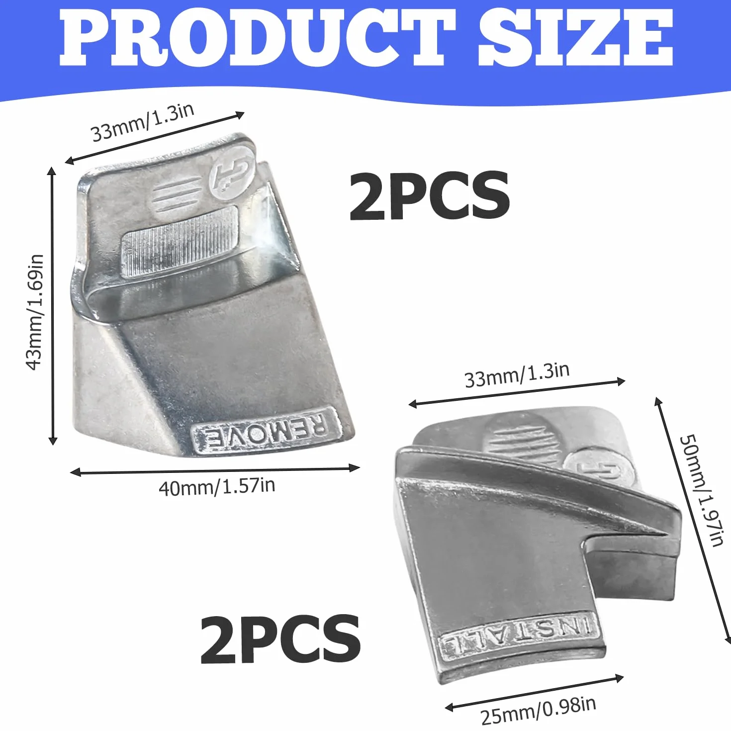 2 Pezzi Cinghia Elastica: Strumento di Rimozione/Installazione della Cinghia Elastica Attrezzo Montaggio Cinghia Elastica Metallo Attrezzi per Veicoli Smontaggio Rimozione Installazione
