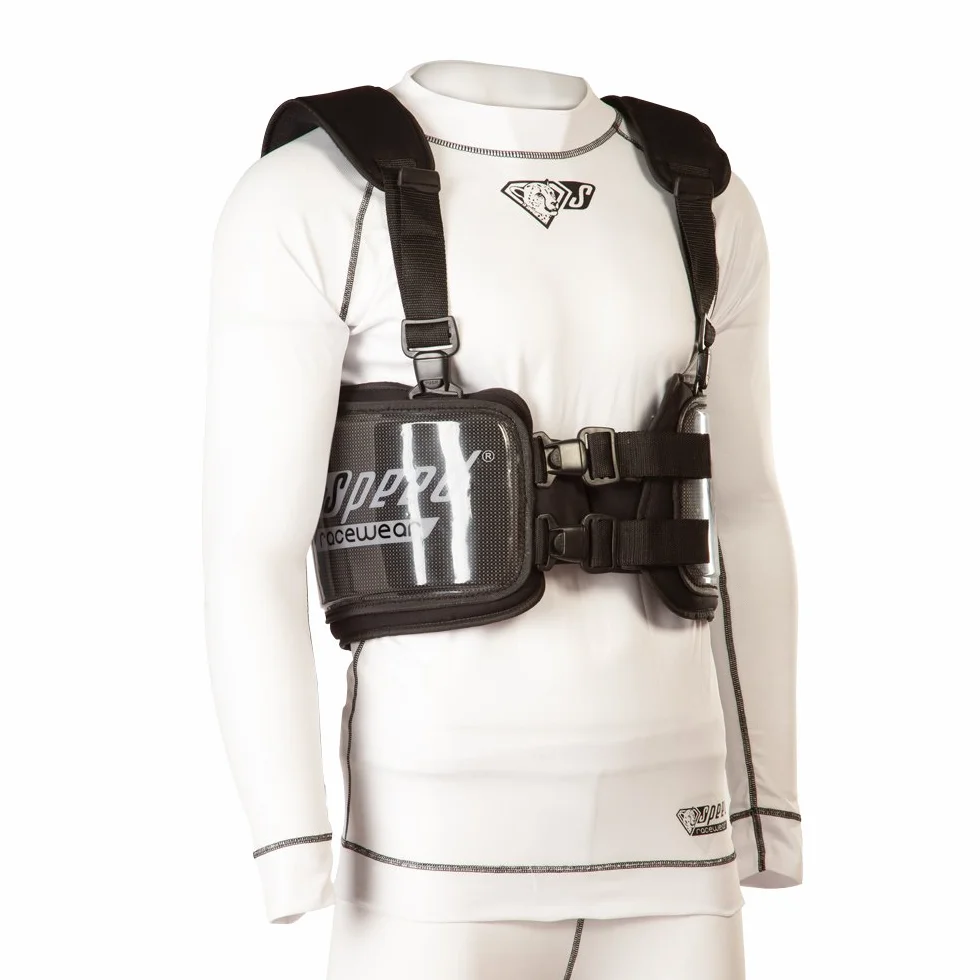 Speed gilet di protezione Saturn, in Kevlar, nero