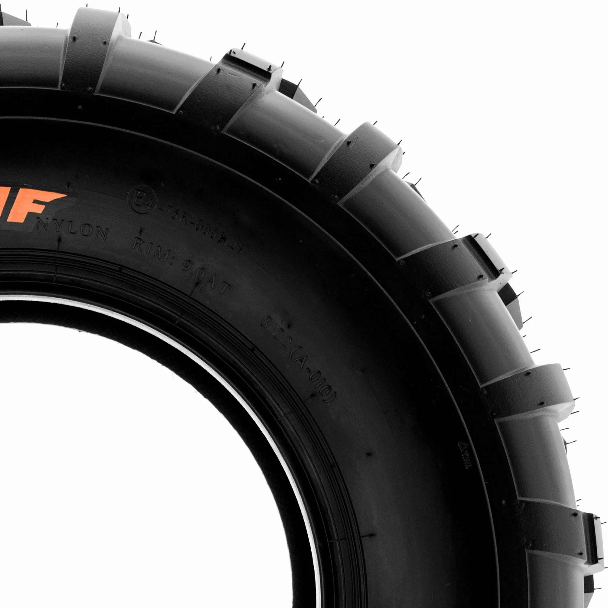SunF A010 25x8-12 & 25x10-12 ATV UTV Quad Pneumatici fuoristrada 6PR TL 70J E4 Mark battistrada direzionali e nodosi, set di 4 pezzi