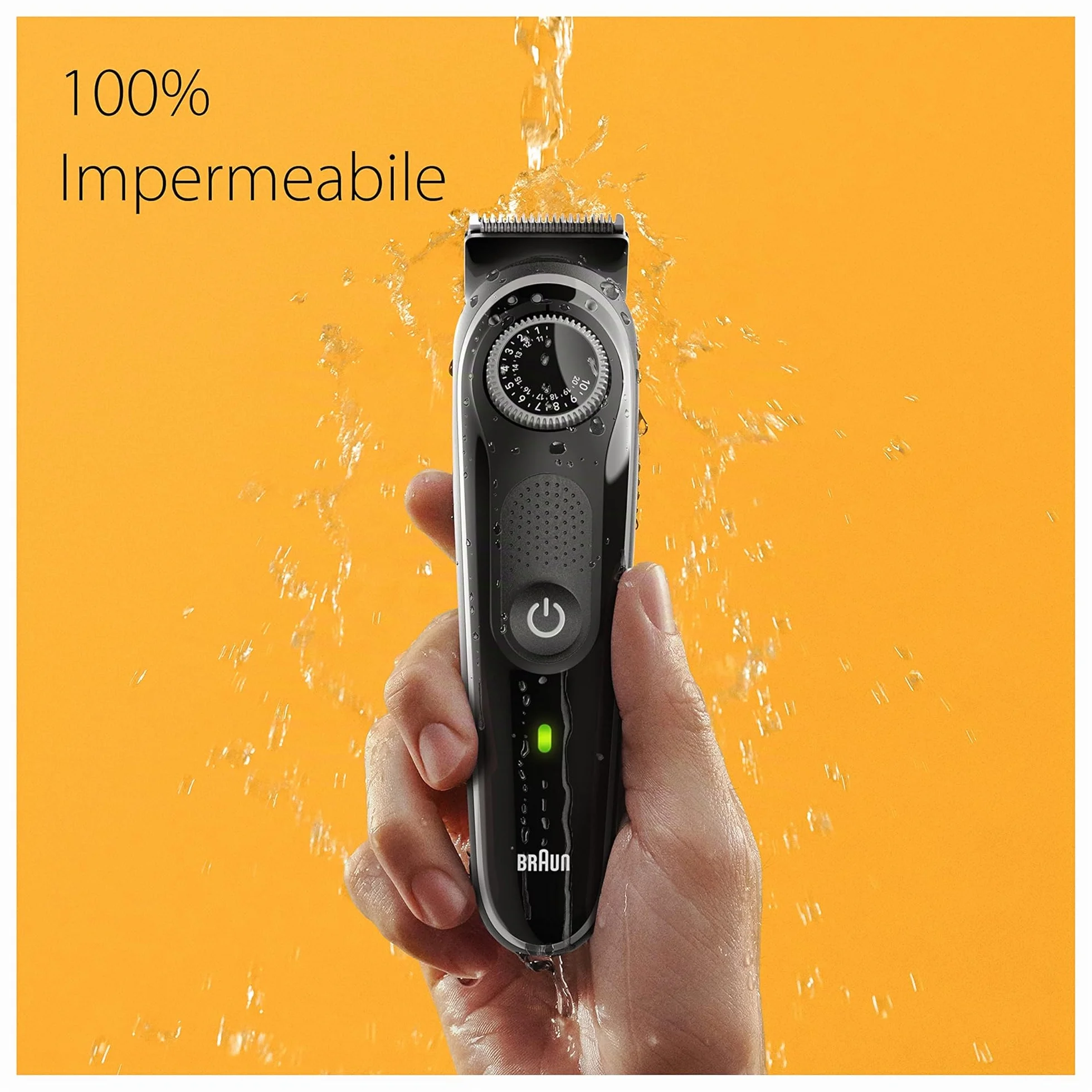 Braun Series 3 Rasoio Elettrico Barba BT3440 Nero 40 Lunghezze 80 Minuti Senza Fili