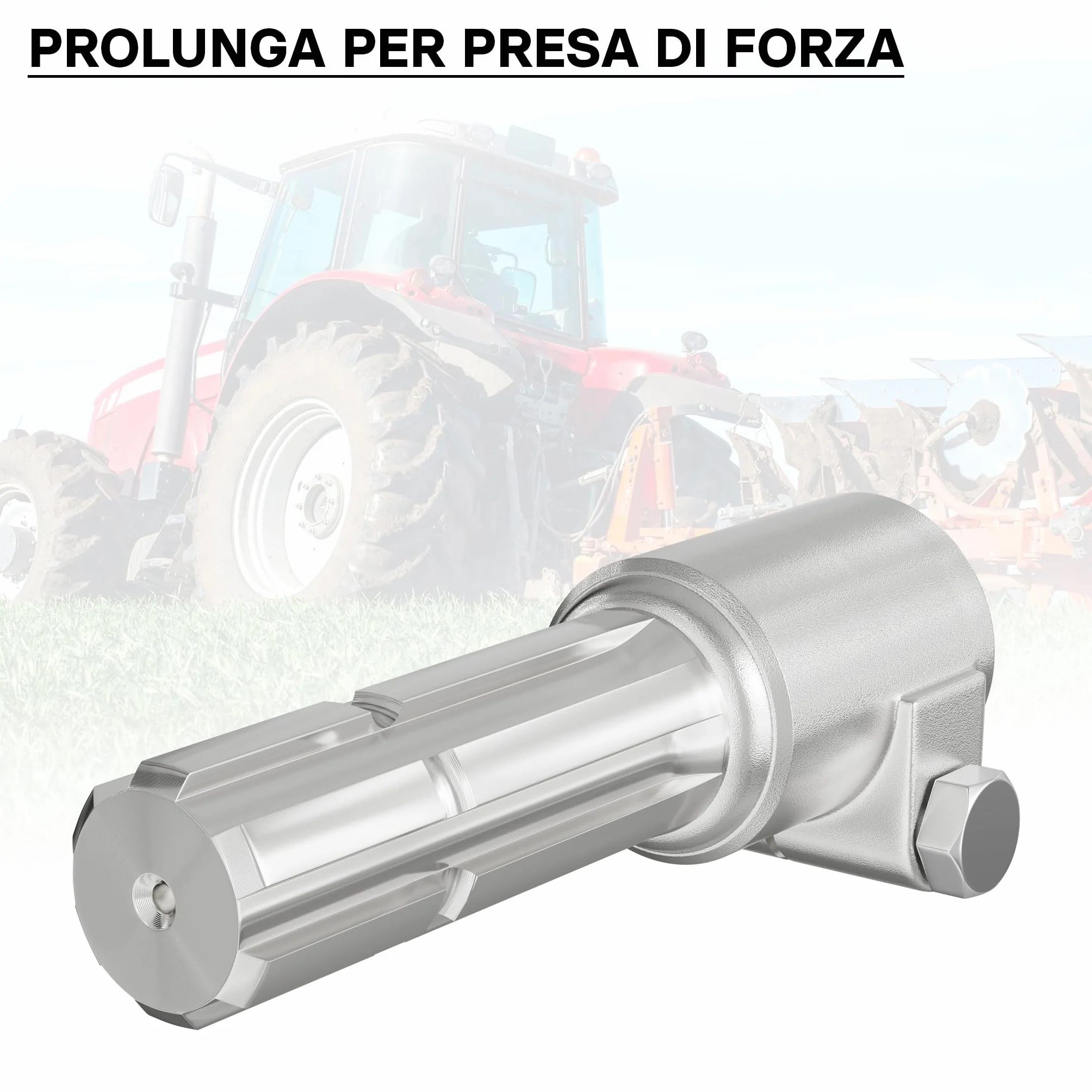 Wiltec Boccola Albero cardanico 160 mm 1 3/8" 6D Trattore
