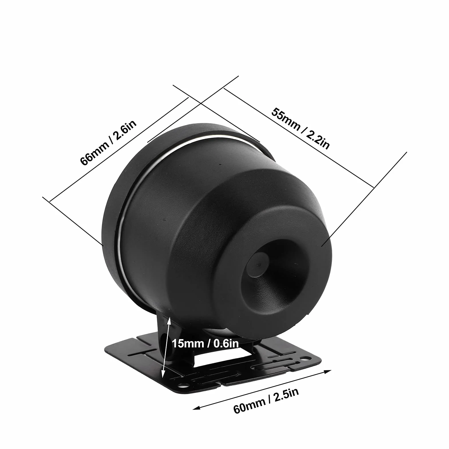 Pressione Turbo Auto 12V Misuratore Turbo Boost 60 mm/2,5 pollici 12 V manometro per aumento del turbo a LED universale - 30-202.5 Controllo indicatore LED a barre