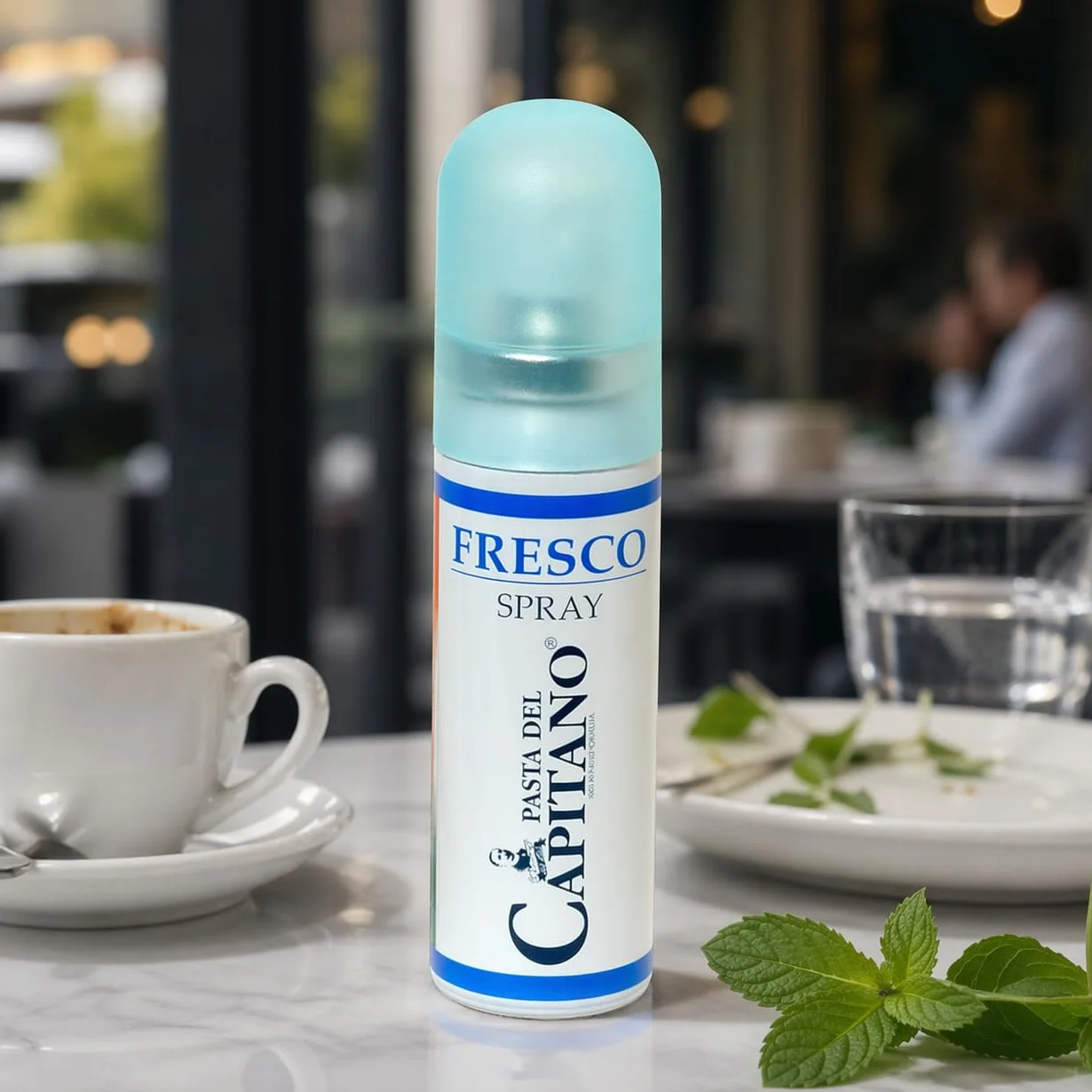 Pasta del Capitano Spray Alito Fresco 15 ml, Spray Orale Antialitosi, Antibatterico con Propoli, Zinco e Menta Fredda