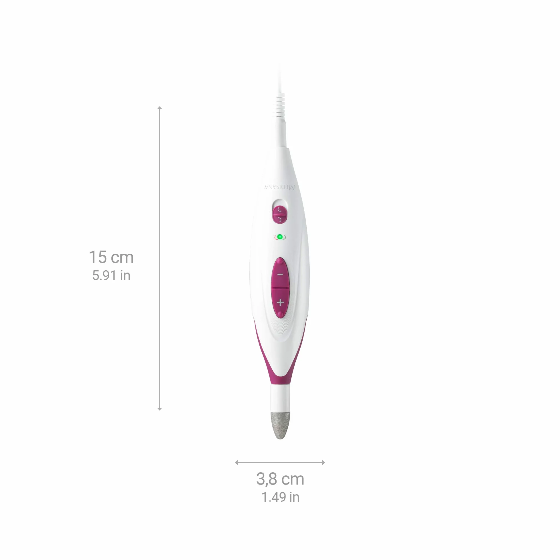 Medisana MP 815 Set Manicure Pedicure Elettrica 7 Accessori 2 Velocità