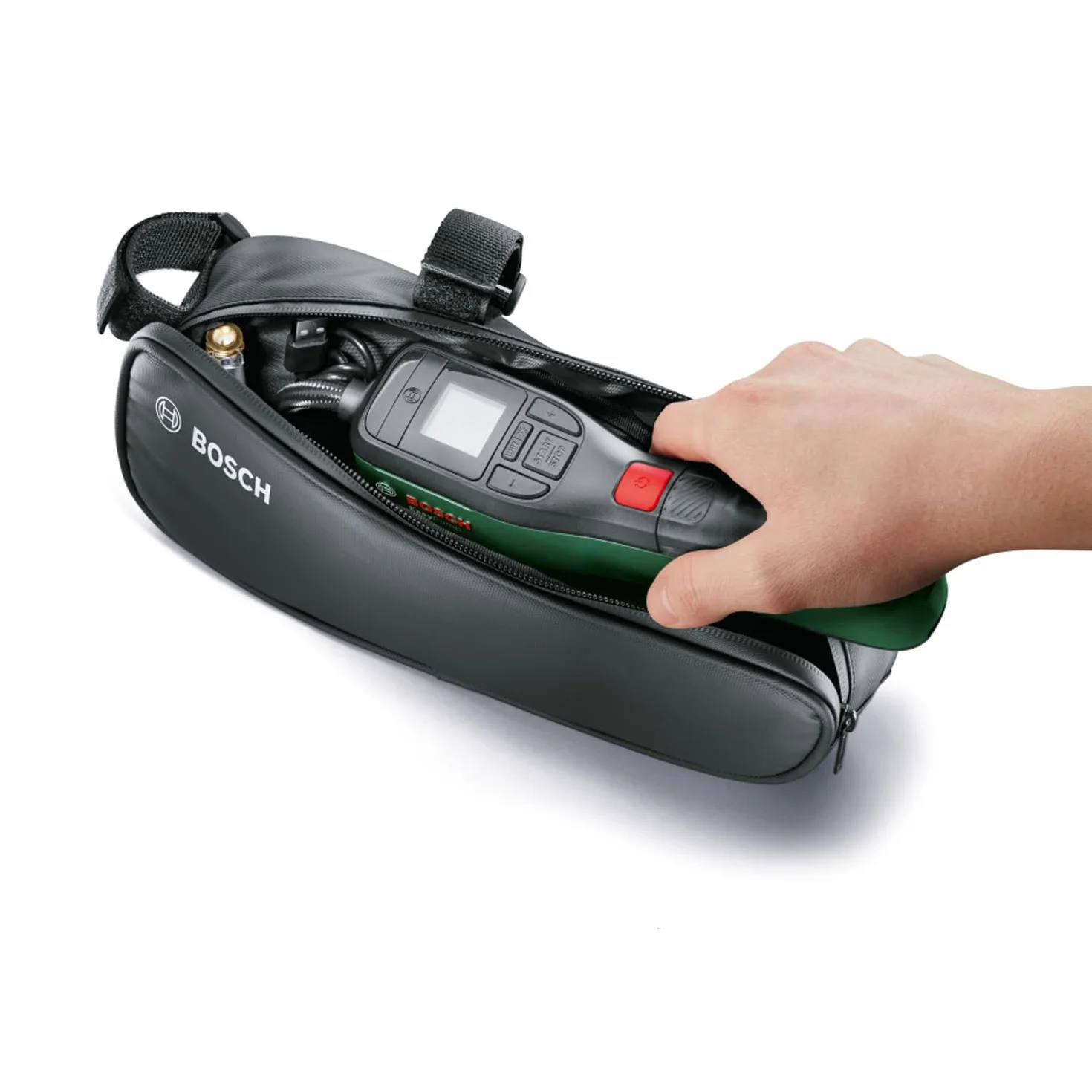 Bosch EasyPump Mini Compressore Portatile a Batteria 3,0 Ah 3,6 V 150 PSI Autostop USB-C