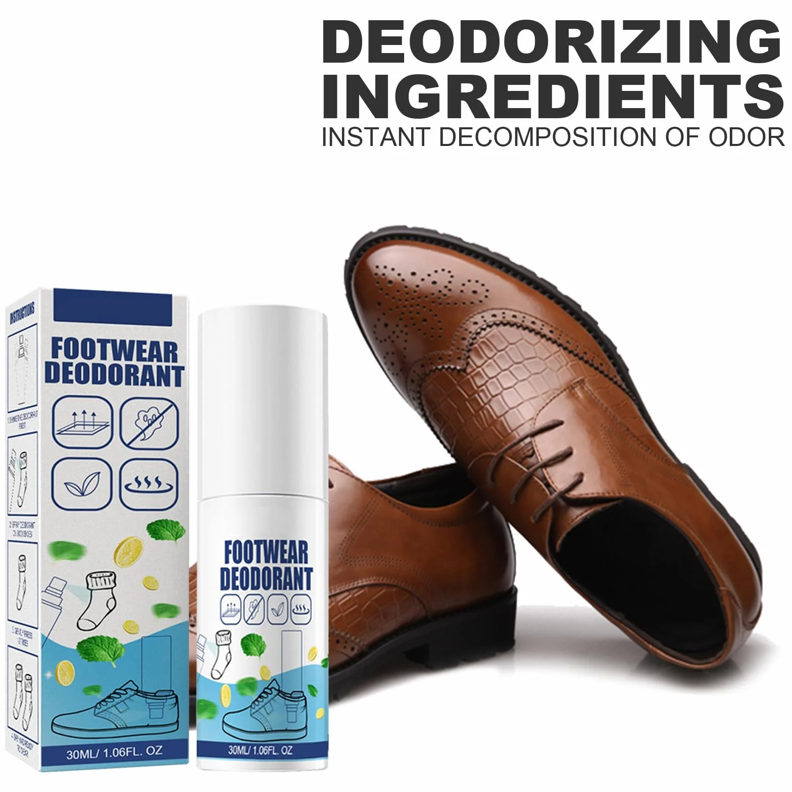 Deodorante Spray Antiodore Per Scarpe Elimina Odore Extra Forte
