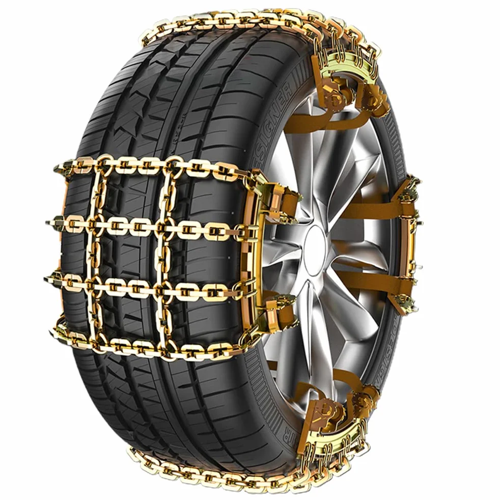 Catene neve per pneumatici, universali, antiscivolo, per trazione di emergenza 165 a 285 mm, universali, antiscivolo, per auto (M)